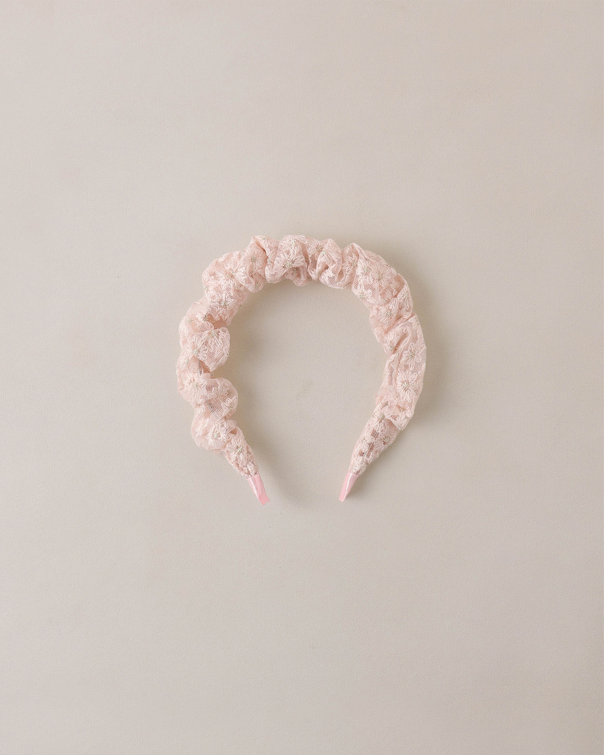 Gathered Headband Cotton Candy