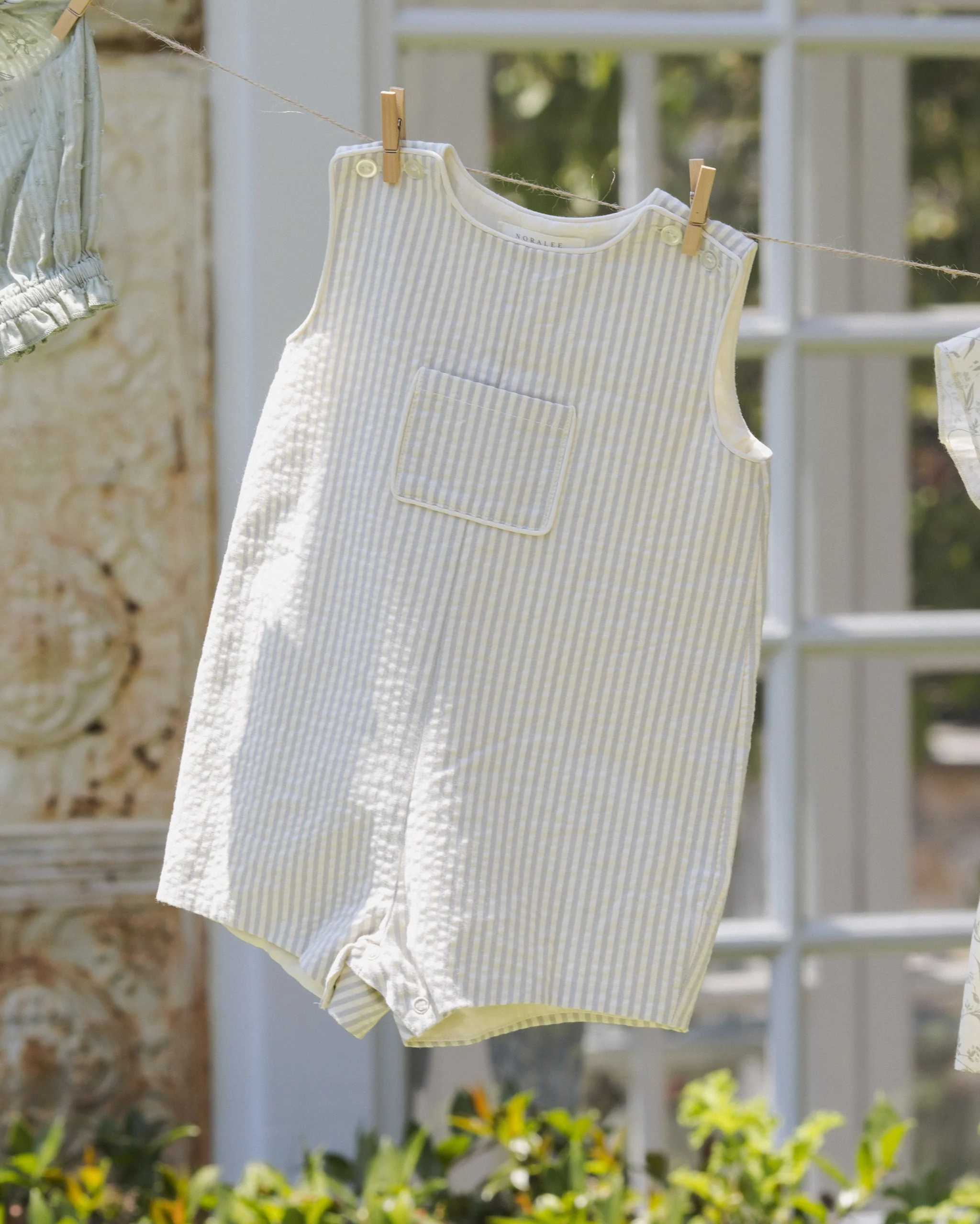 Georgie Romper Sky Stripe - Image 5