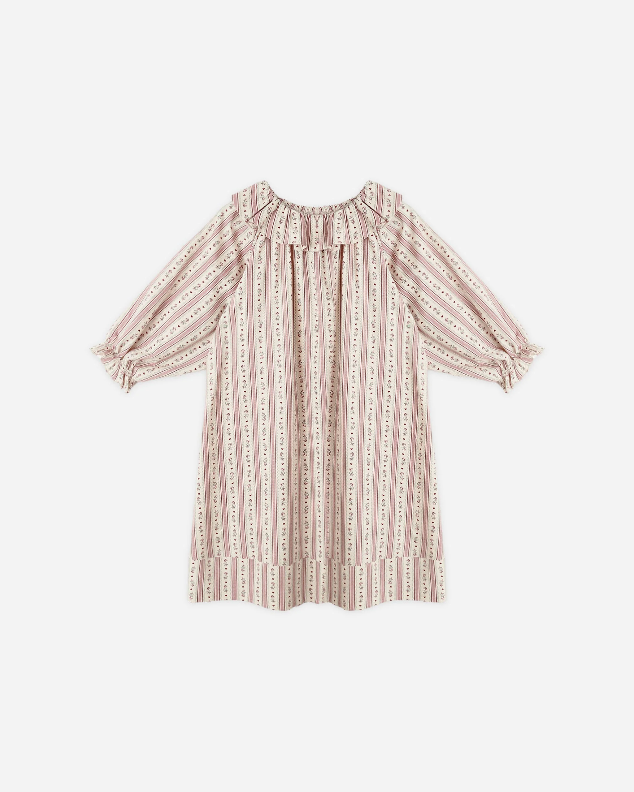 Girl's Nightgown || Candy Cane Stripe