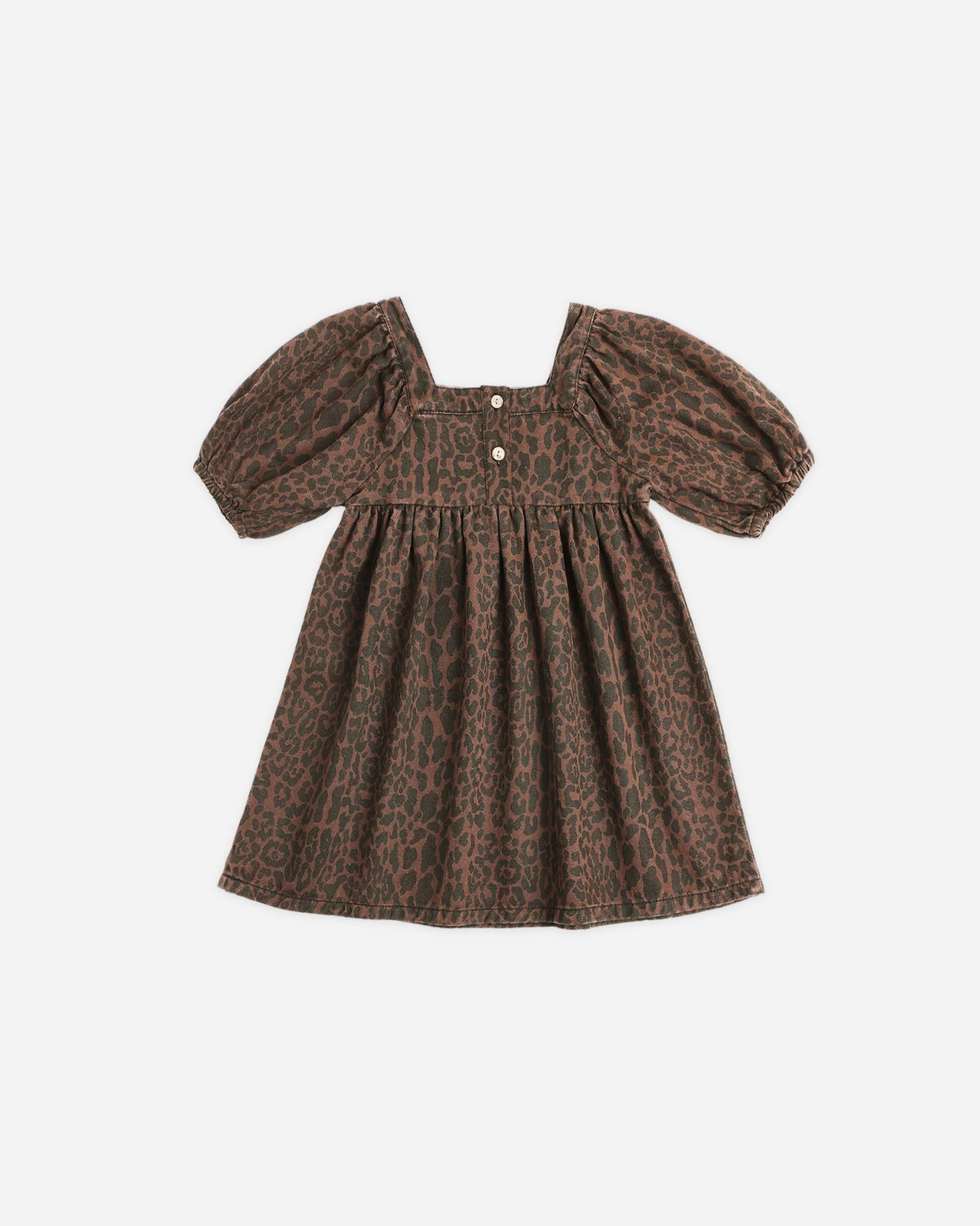 Gretta Babydoll Dress || Leopard - Image 2