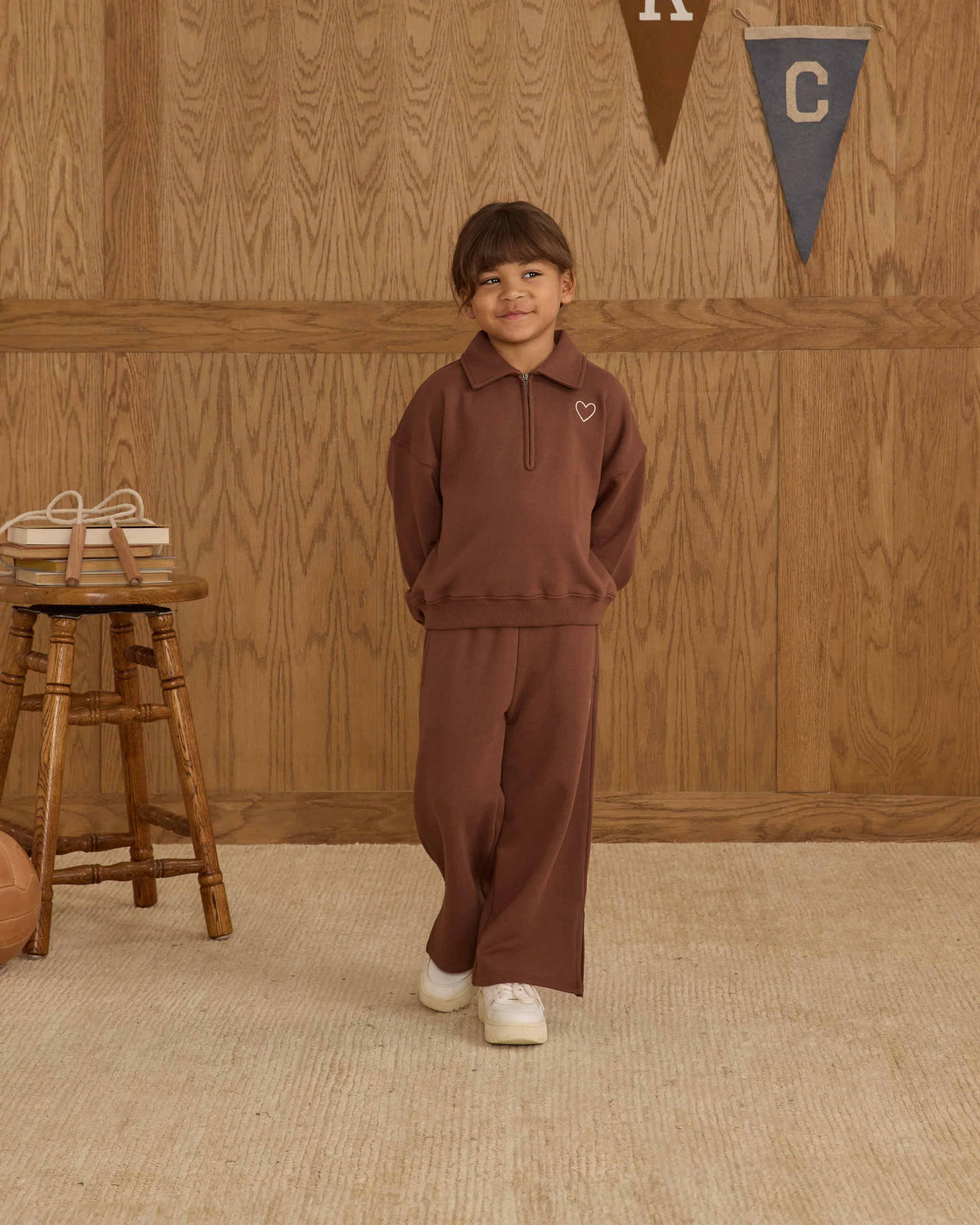 Hailey Sweatpant || Brown - Image 2