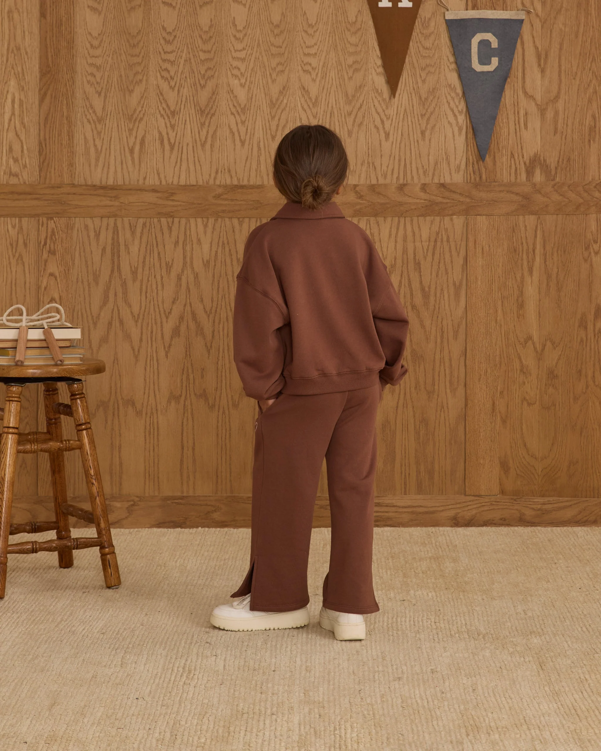 Hailey Sweatpant || Brown - Image 3