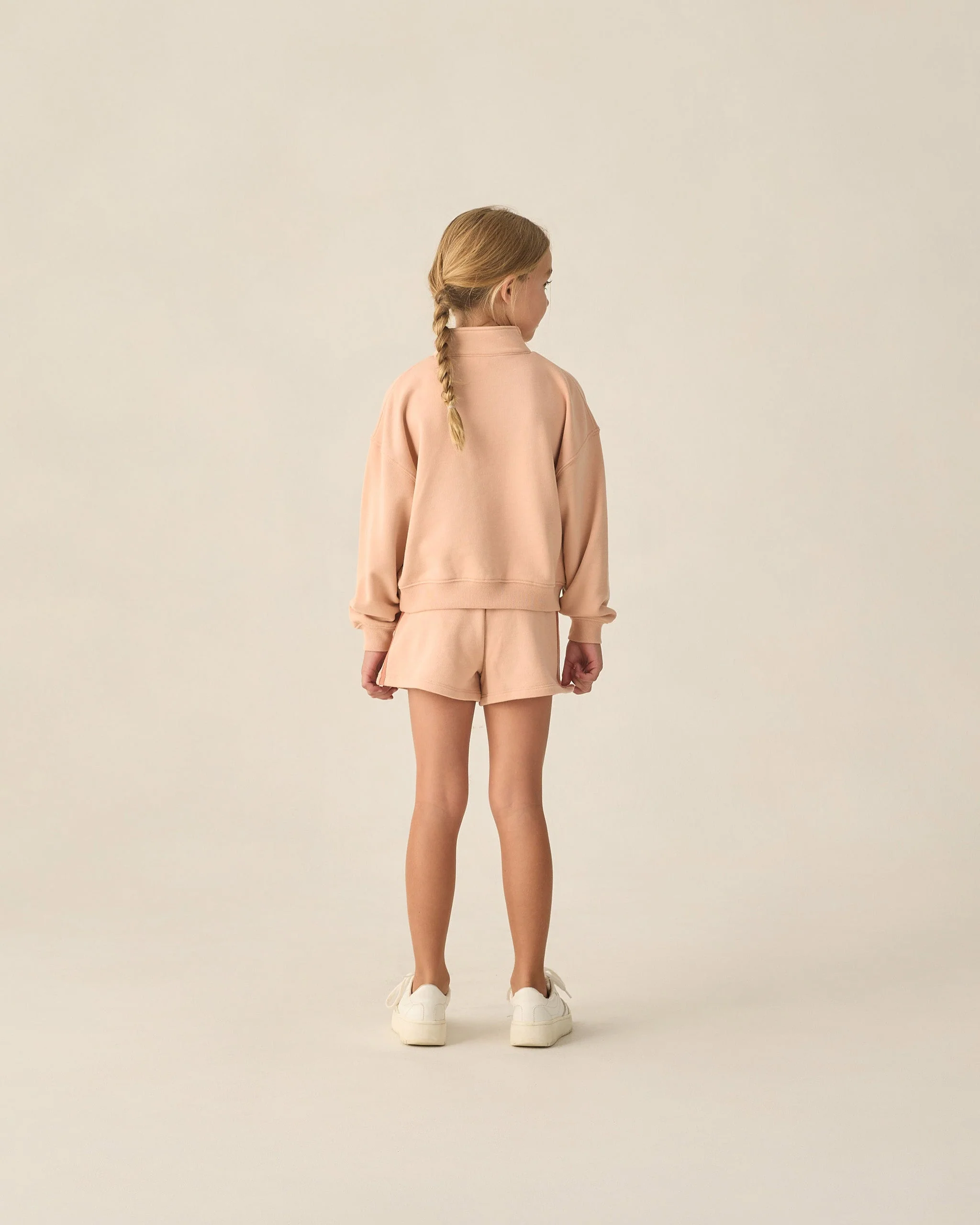 Half Zip Sweatshirt Melon - Image 3
