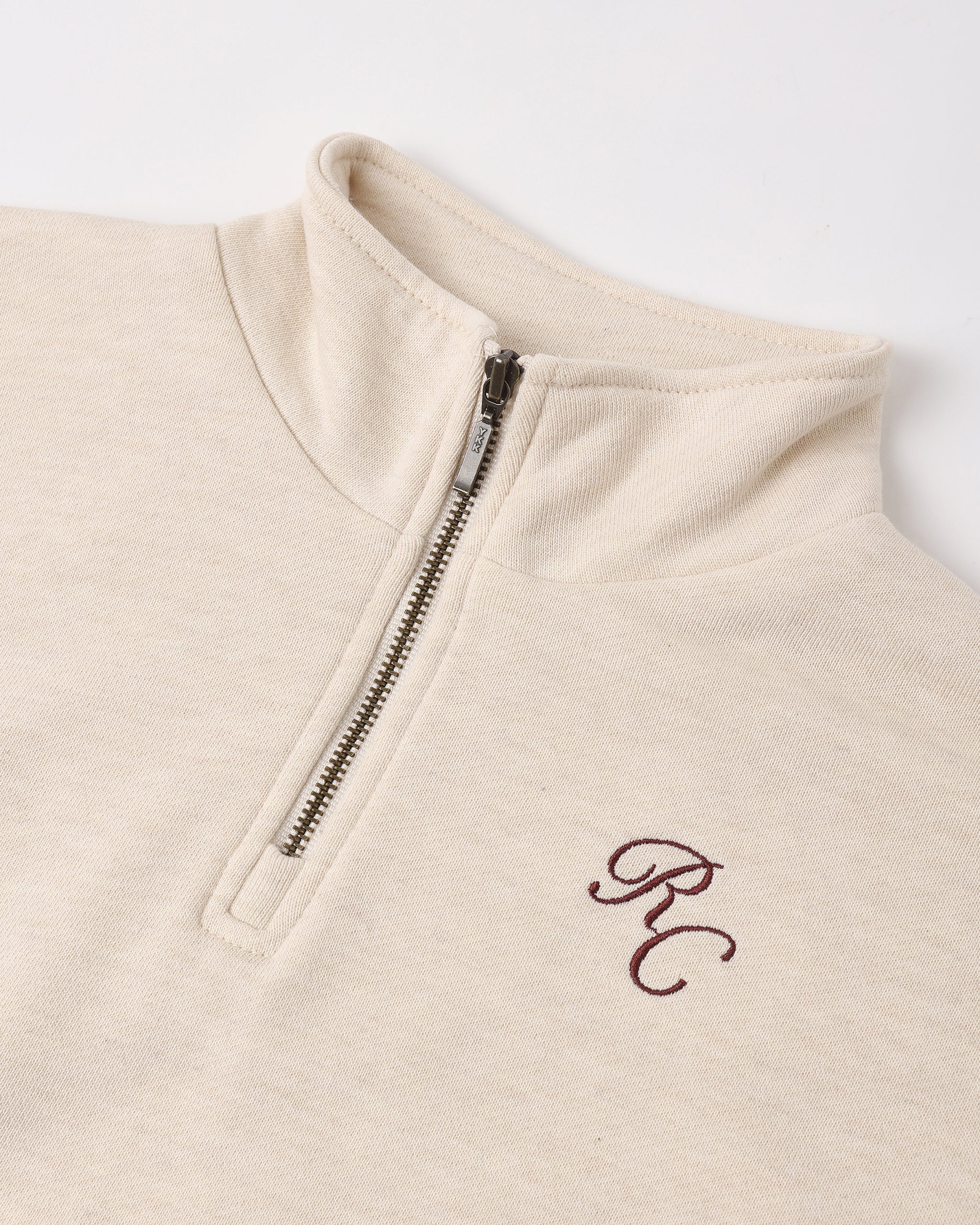 Half Zip Sweatshirt Shell Heathered - Image 8