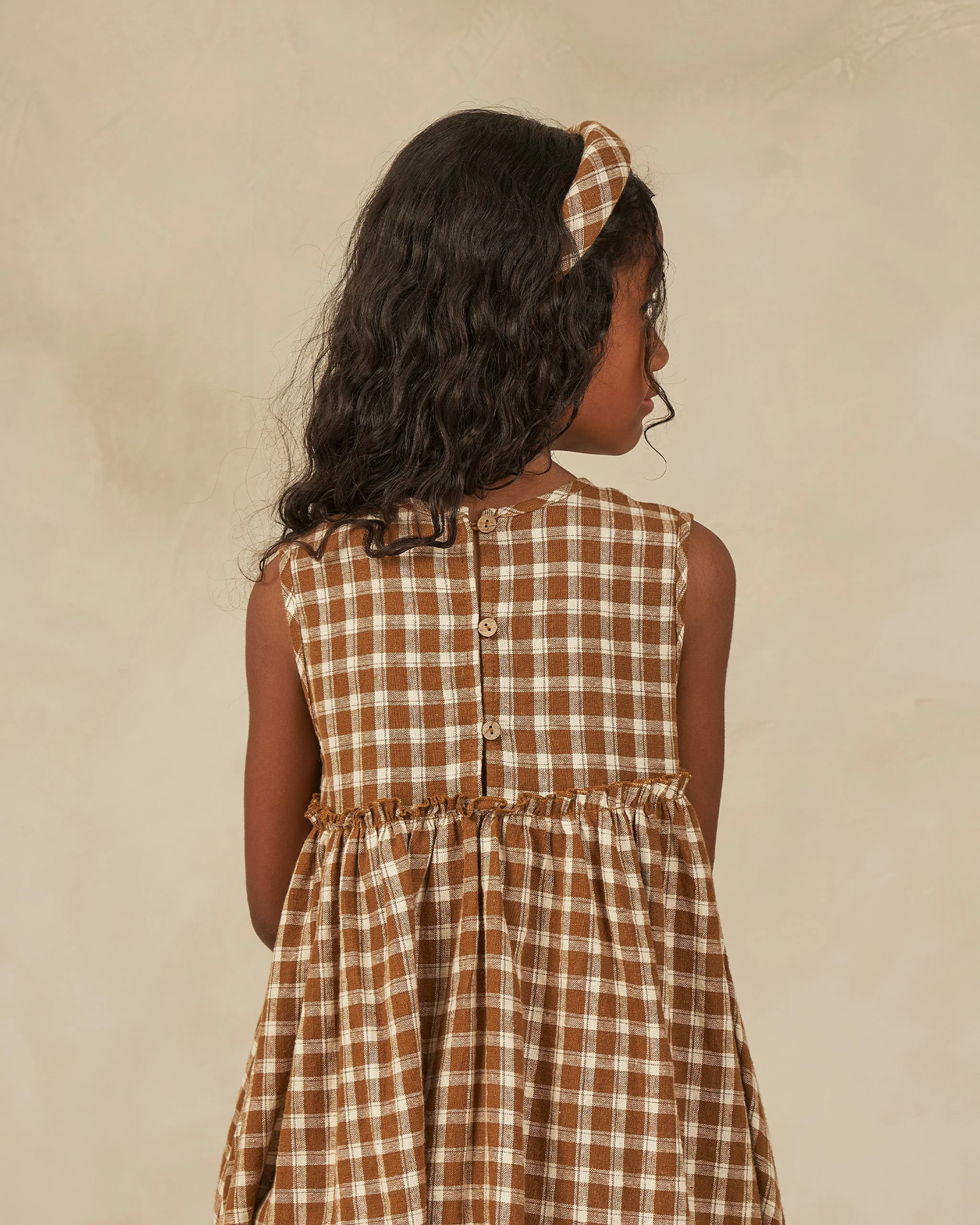 Harper Dress || Saddle Plaid - Image 3
