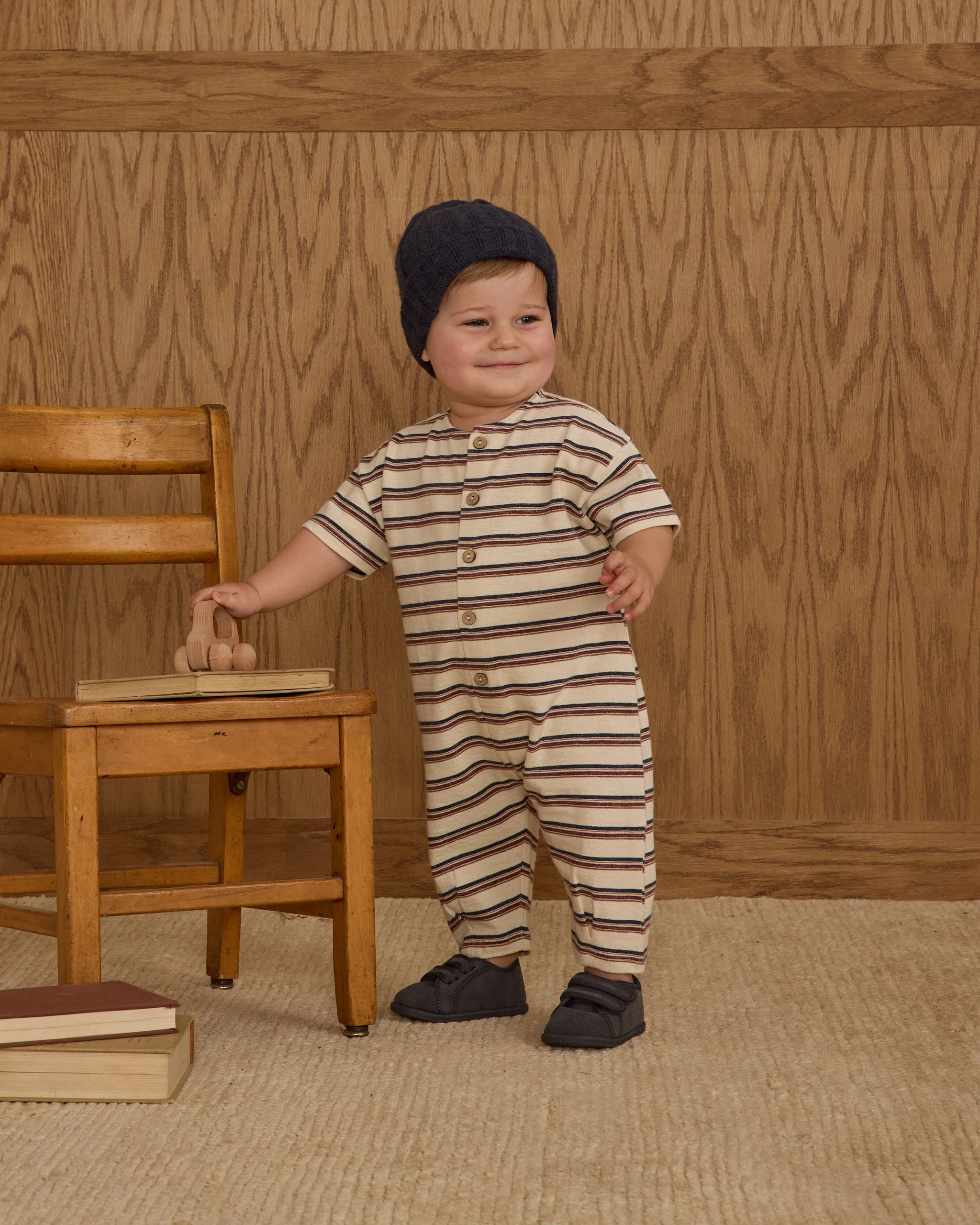 Hayes Jumpsuit || Vintage Stripe - Image 3
