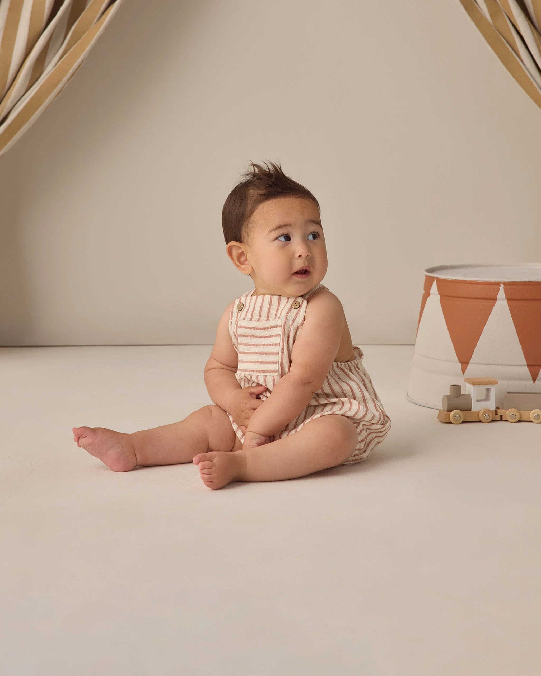 Hayes Romper Vintage Stripe - Image 2