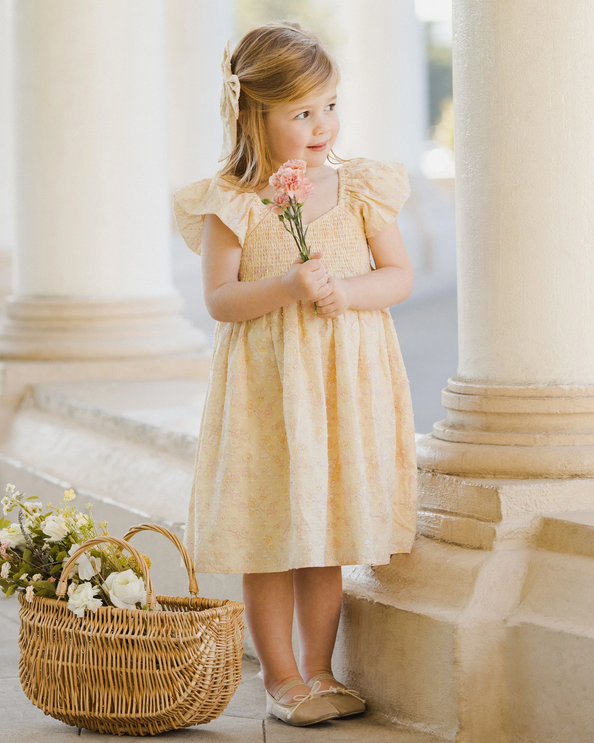 Hazel Dress | Lemon Floral - Image 2