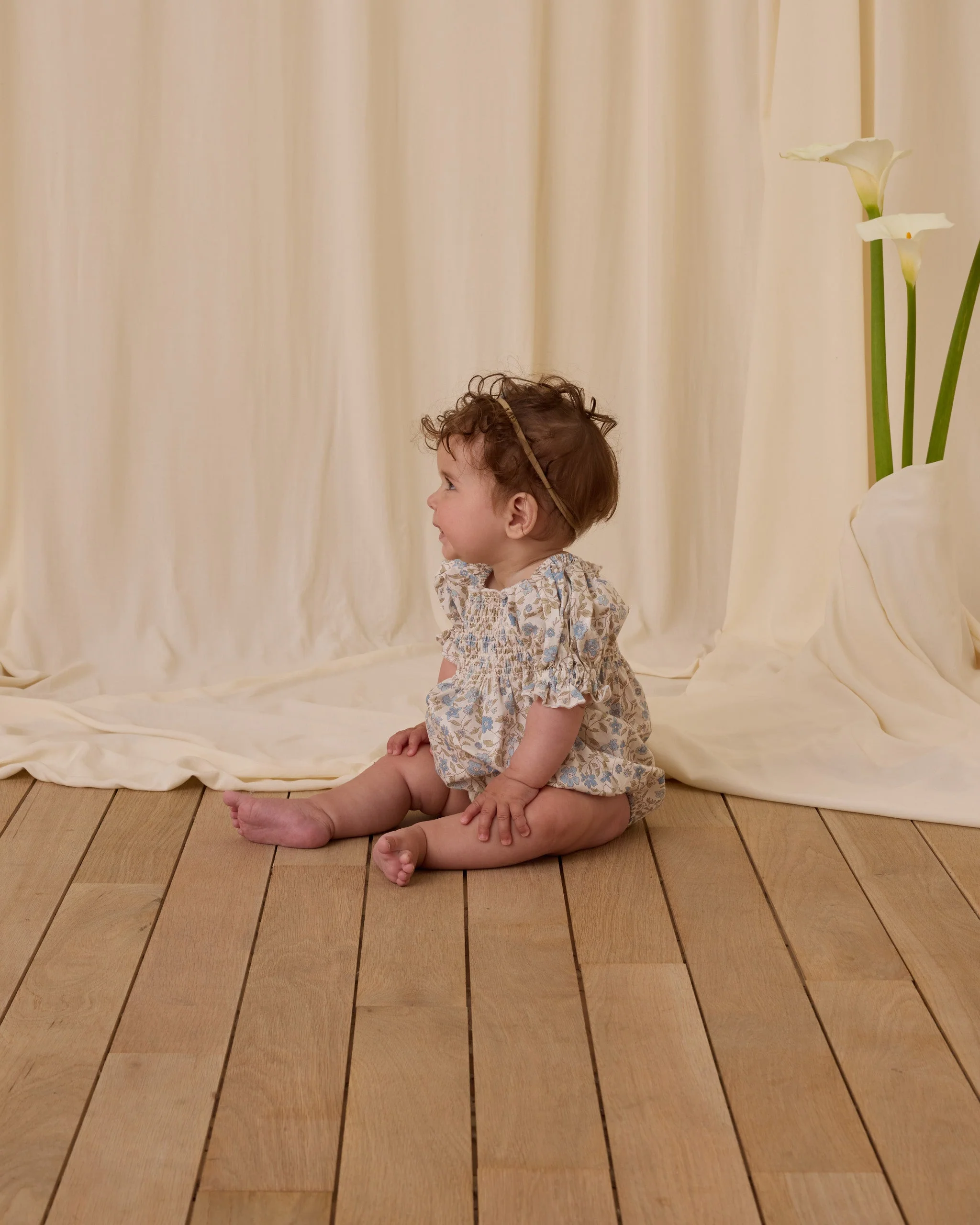 Hazel Romper | Blue Garden - Image 2
