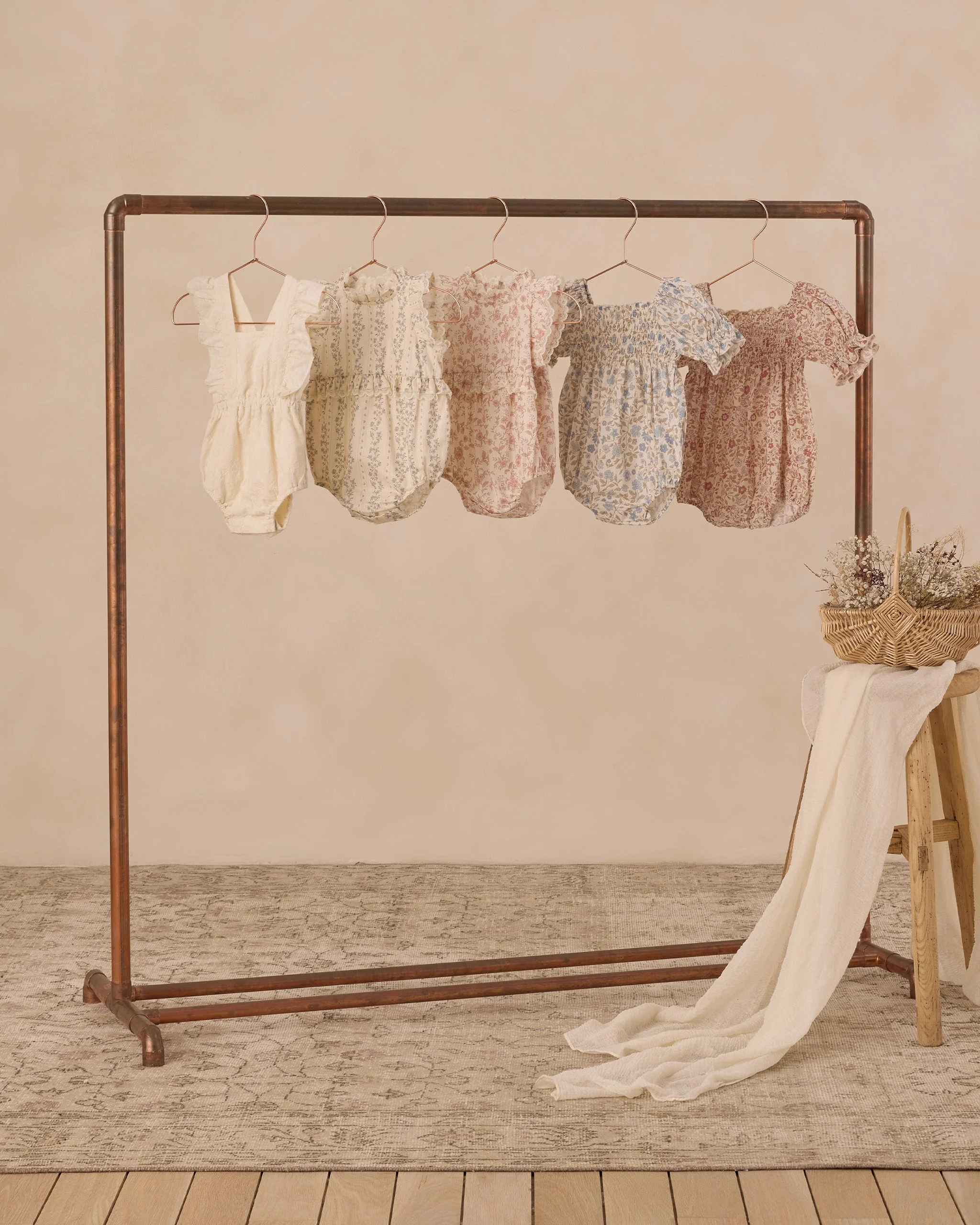 Hazel Romper | Blue Garden - Image 4