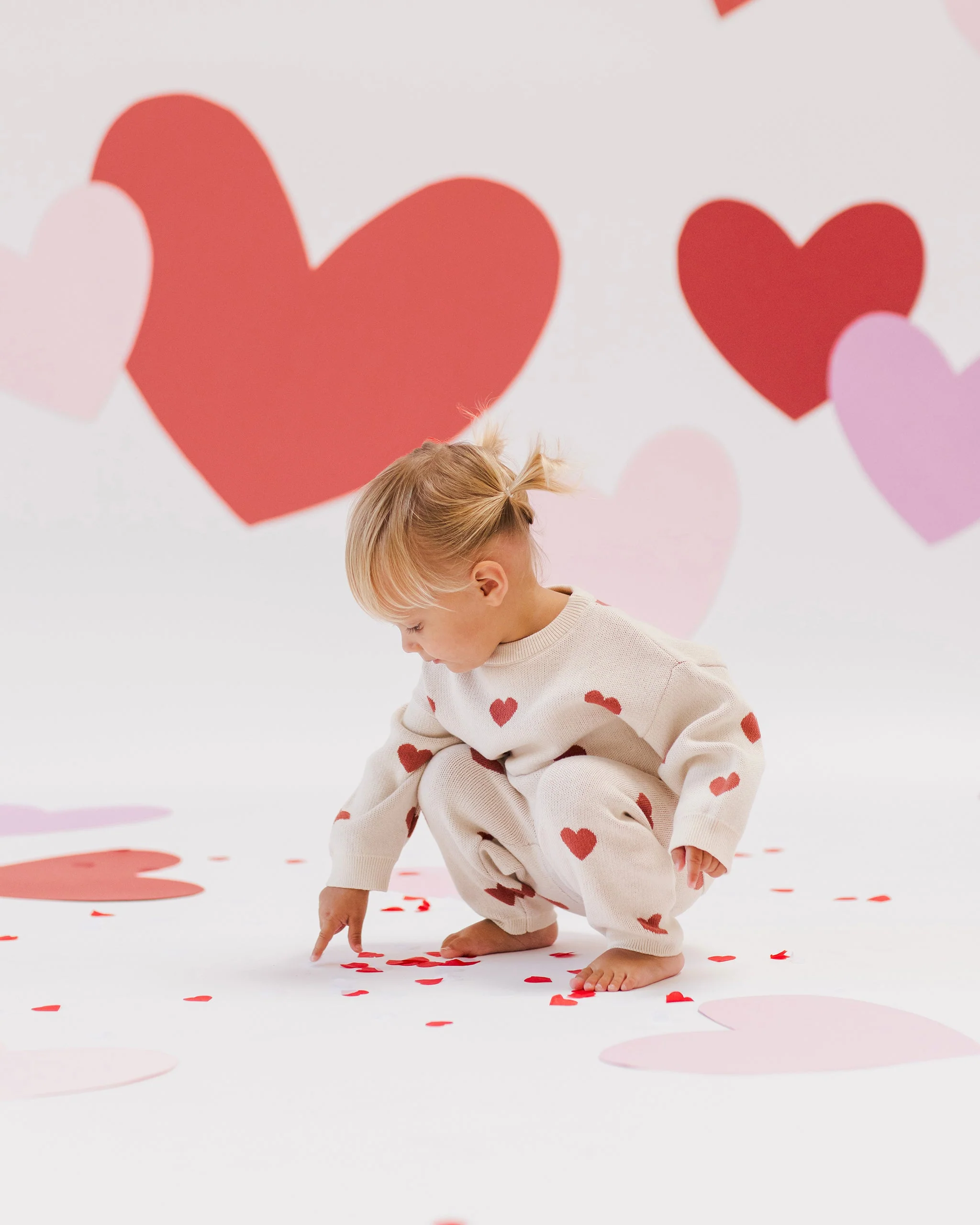 Heart Knit Pants || Natural - Image 3