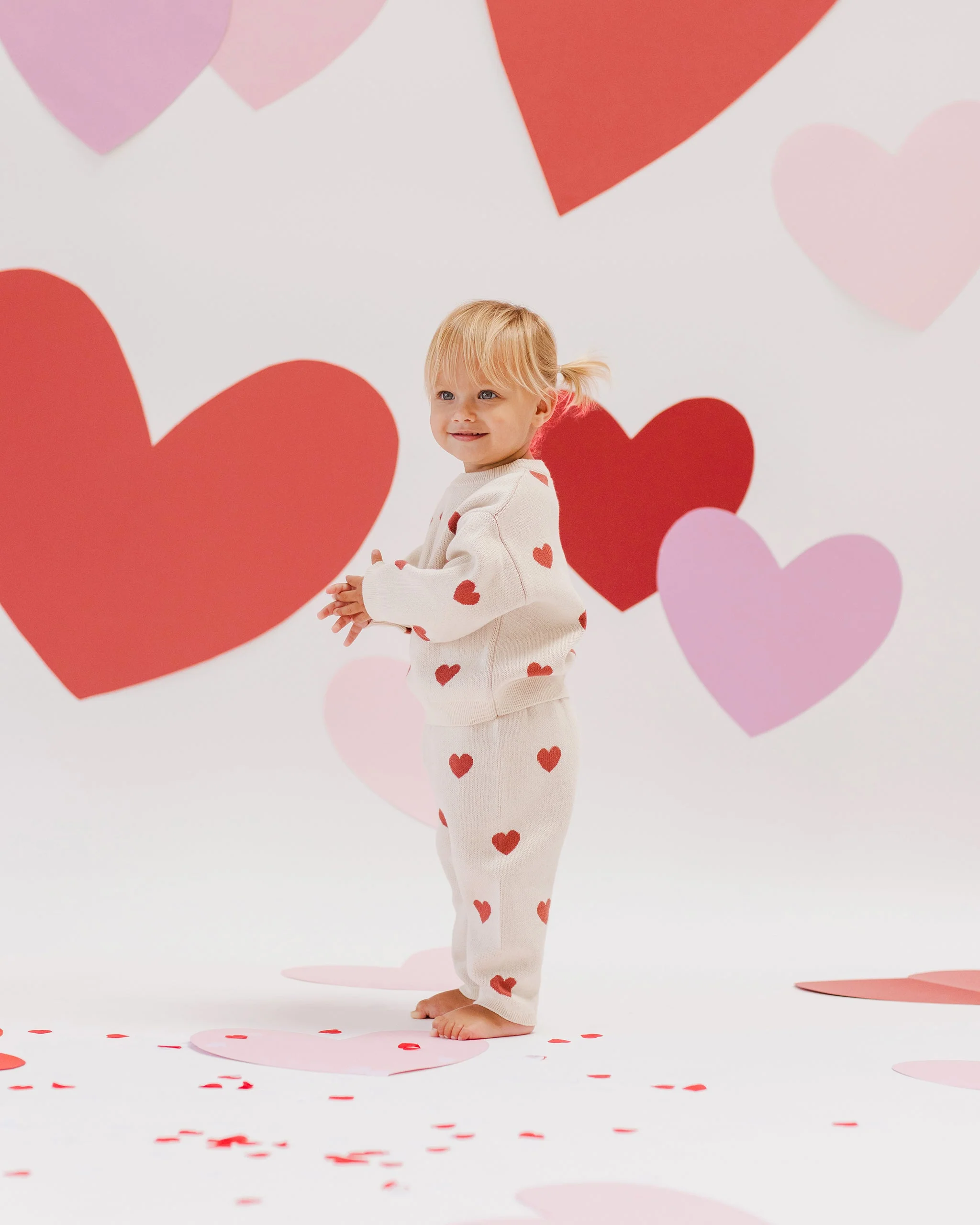 Heart Knit Sweater || Natural - Image 5