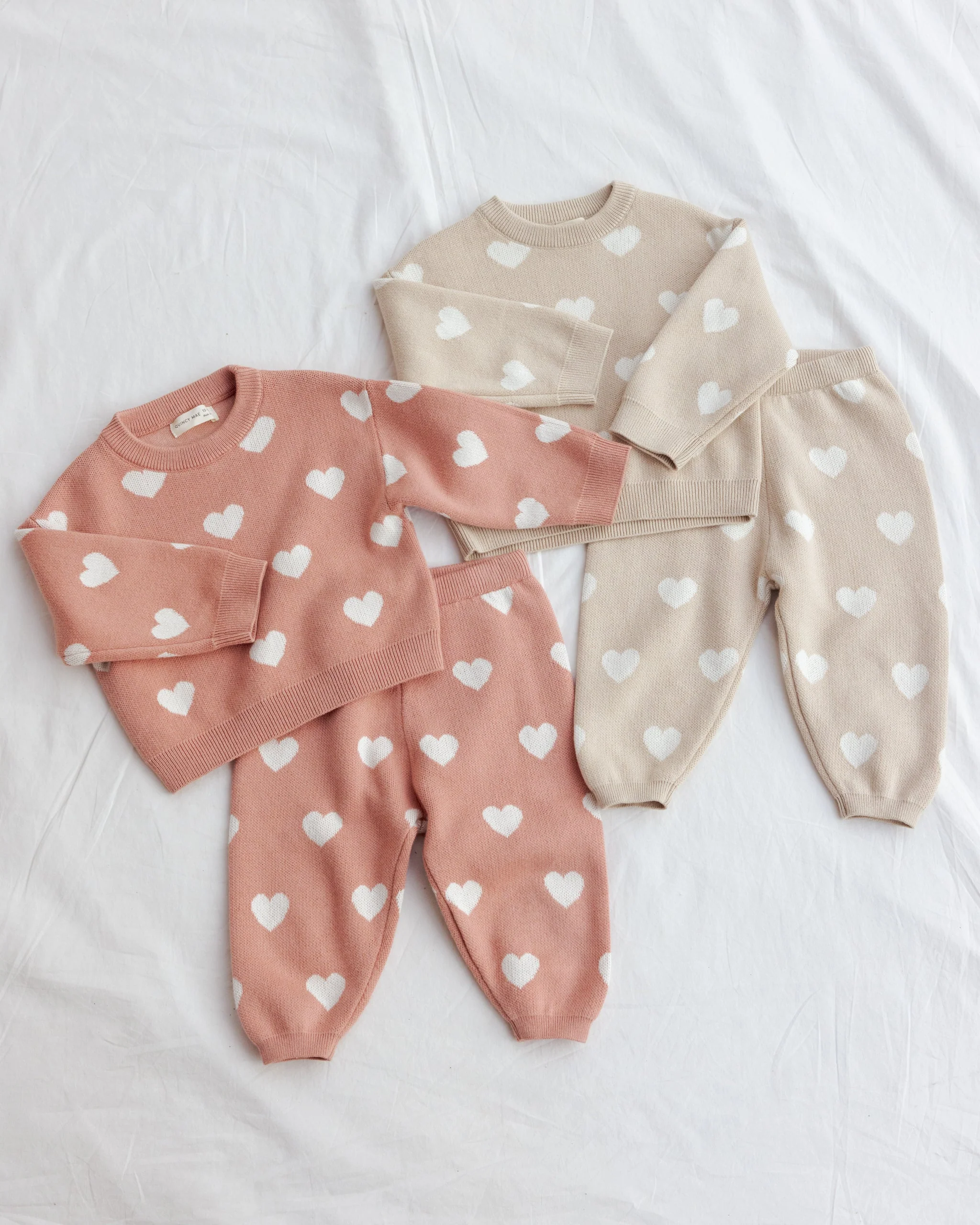Heart Knit Sweater Pink - Image 3