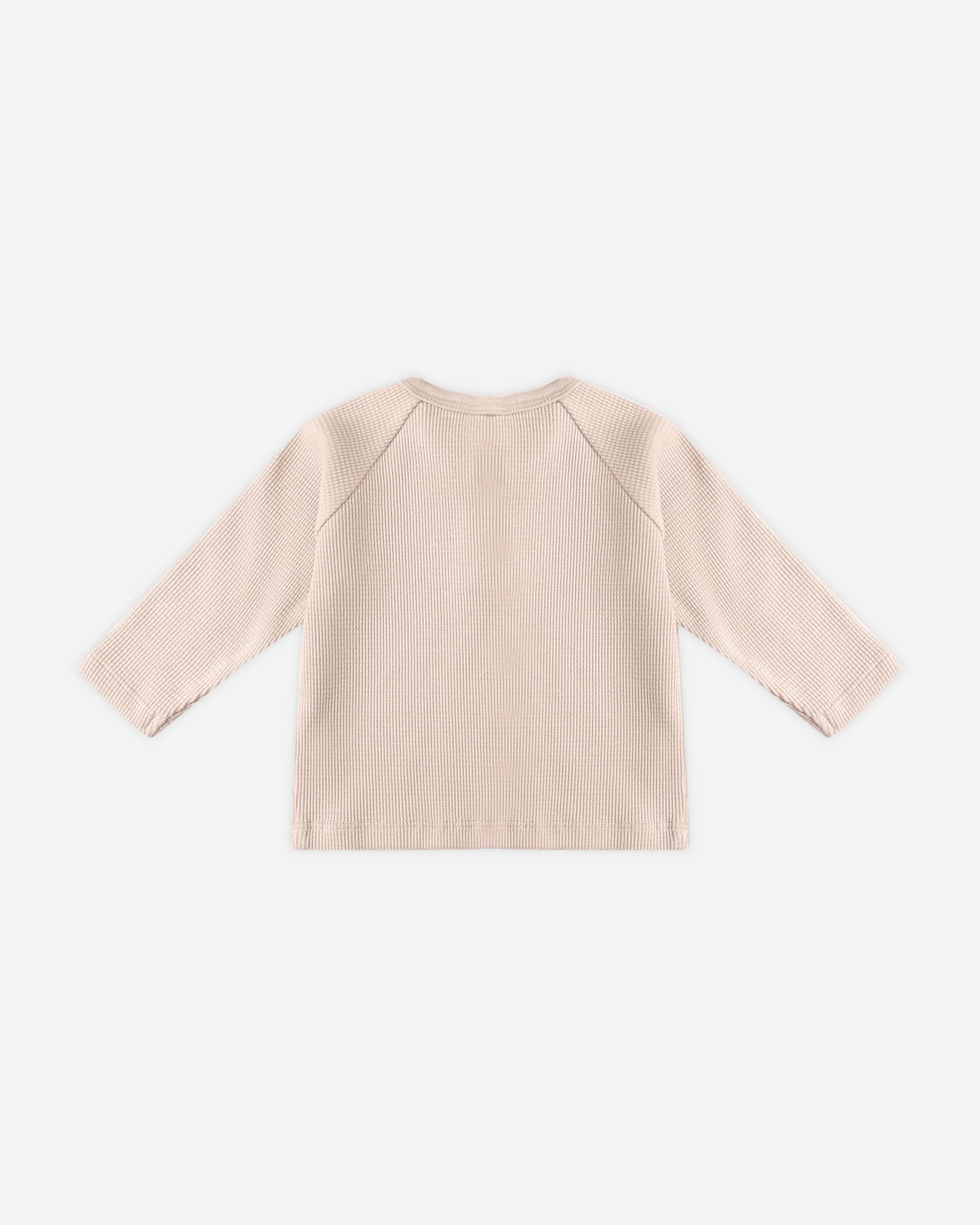 Henley Knit Top || Antique - Image 2