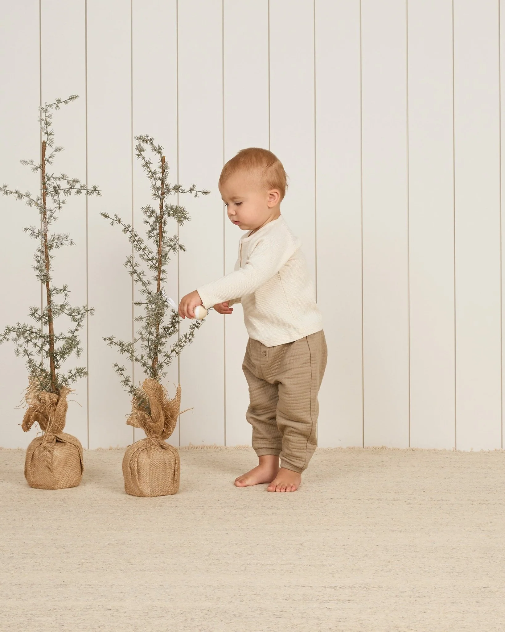 Henley Knit Top || Natural - Image 5