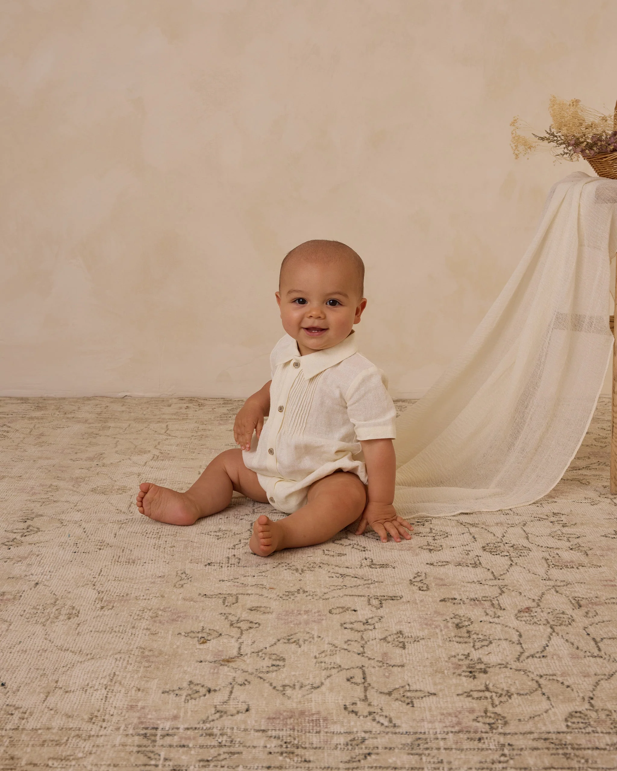 Henry Romper | Ivory - Image 2