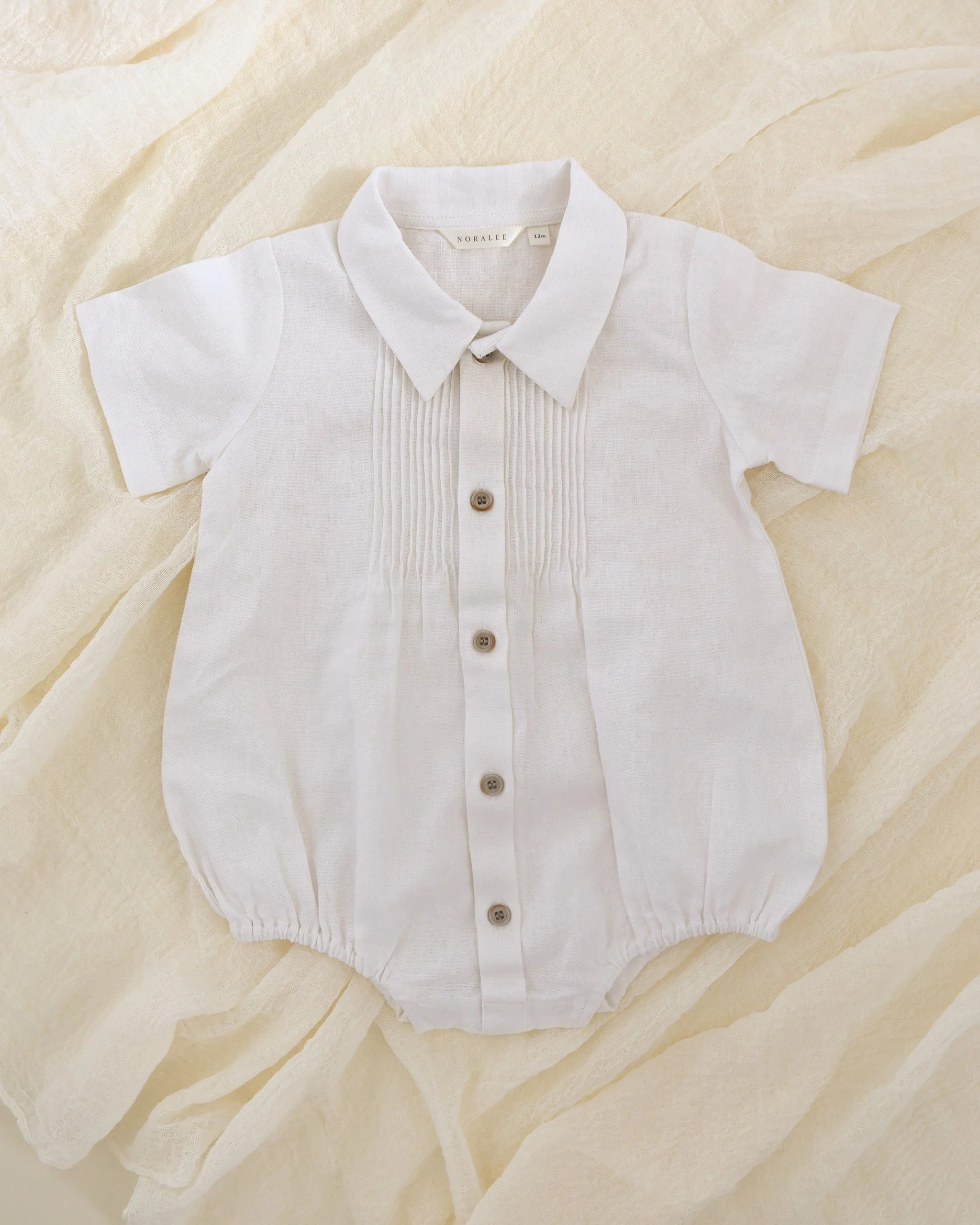 Henry Romper | White - Image 5