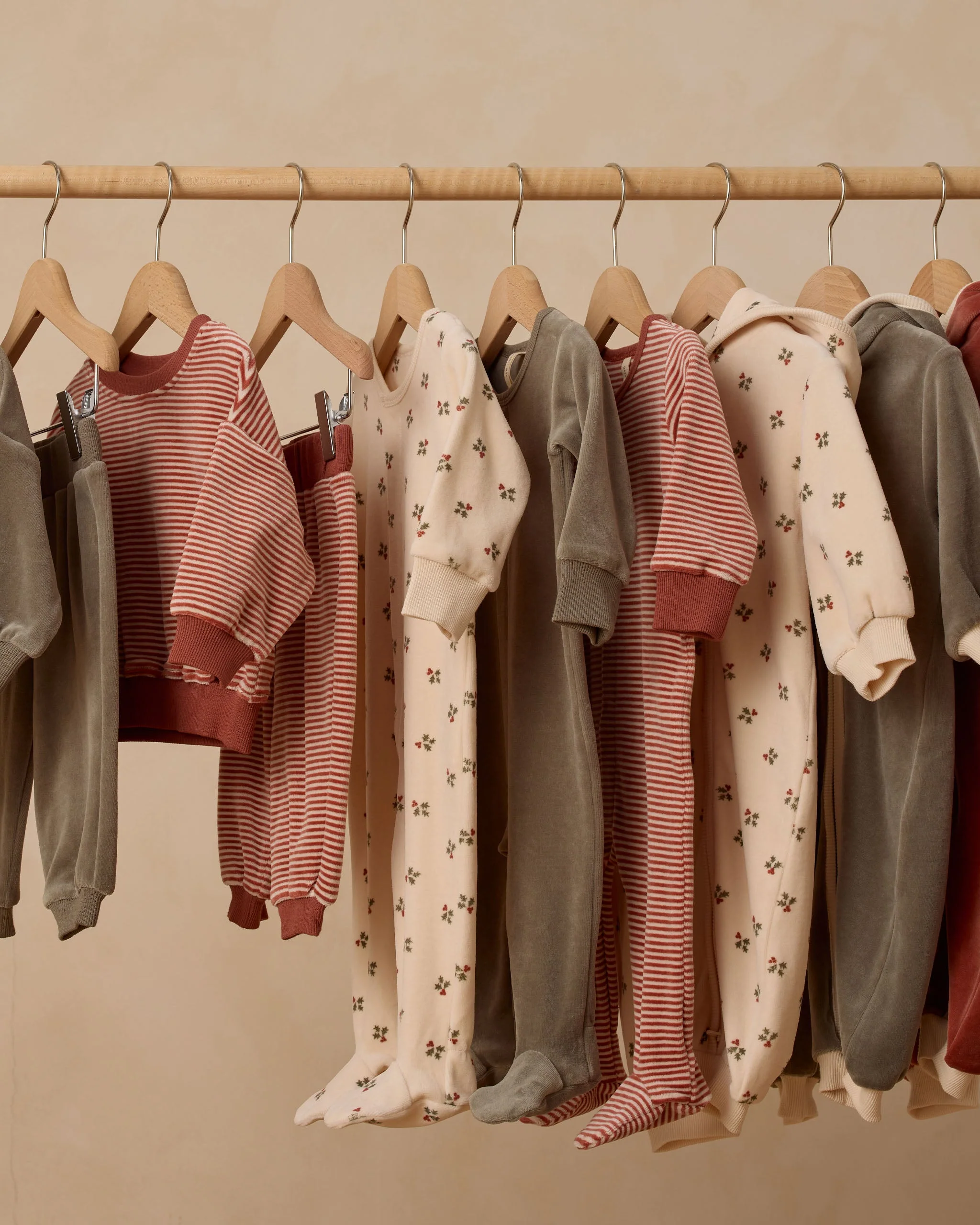 Hidden Snap Footie || Candy Stripe - Image 4