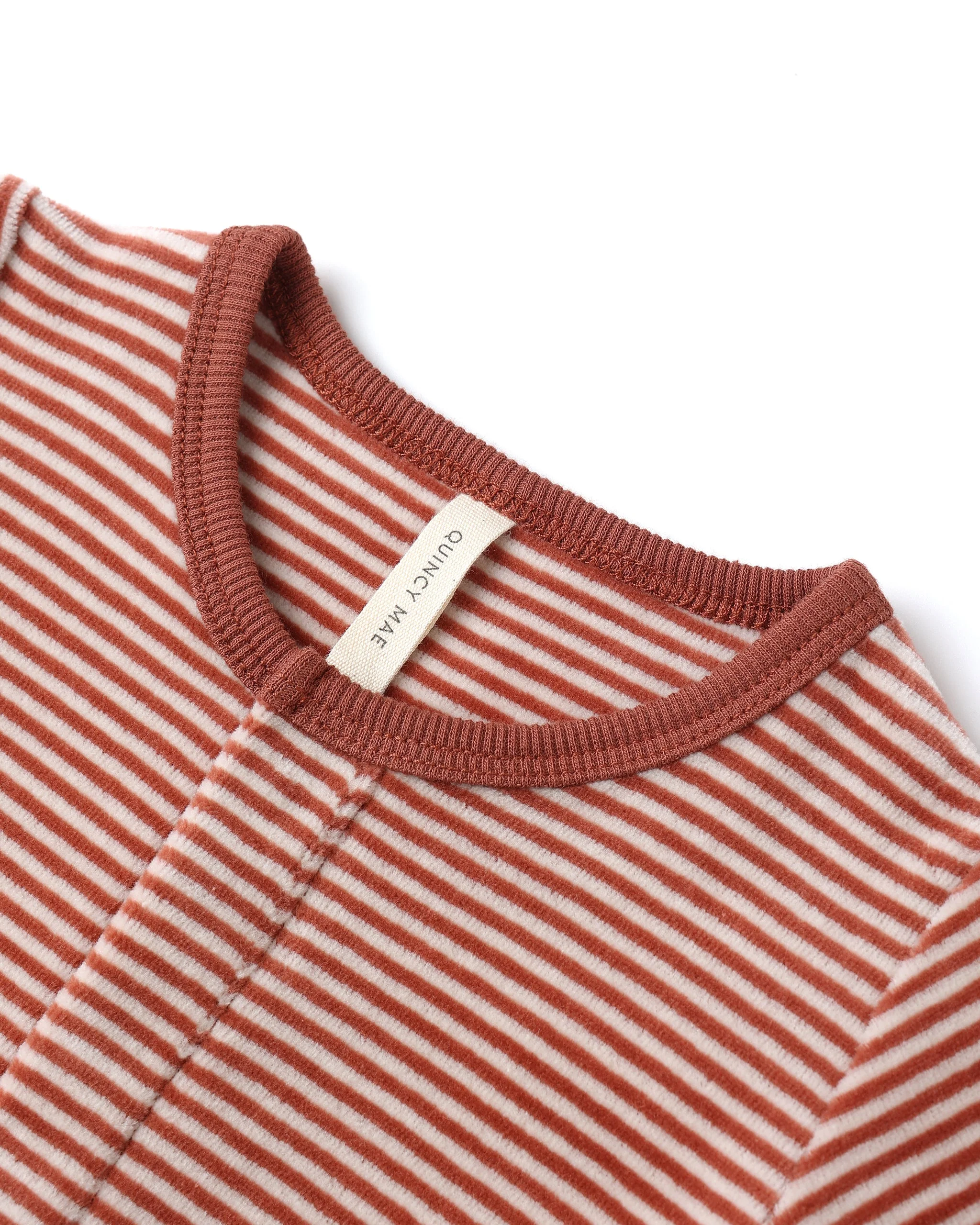 Hidden Snap Footie || Candy Stripe - Image 6