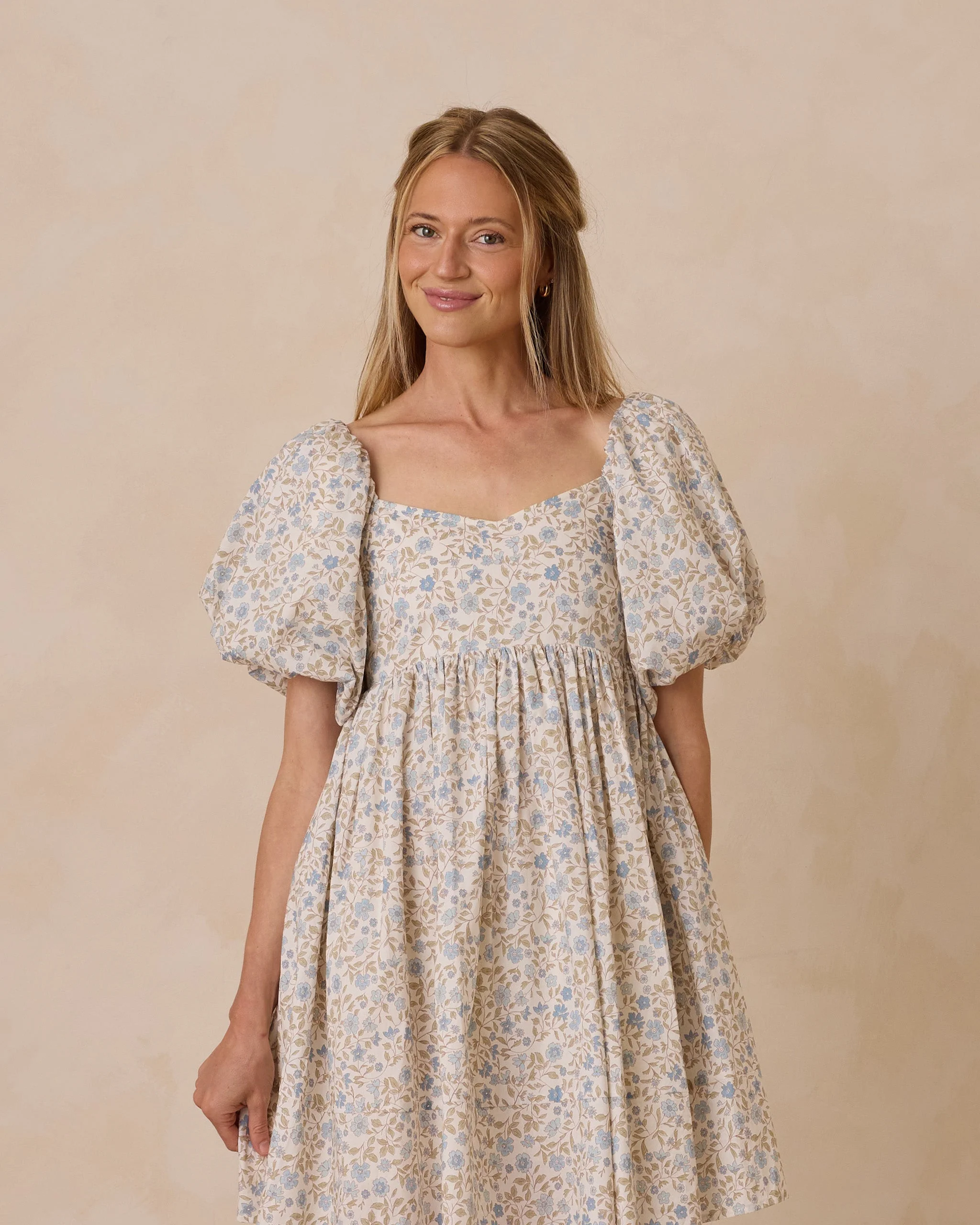 Isabella Dress | Blue Garden - Image 3