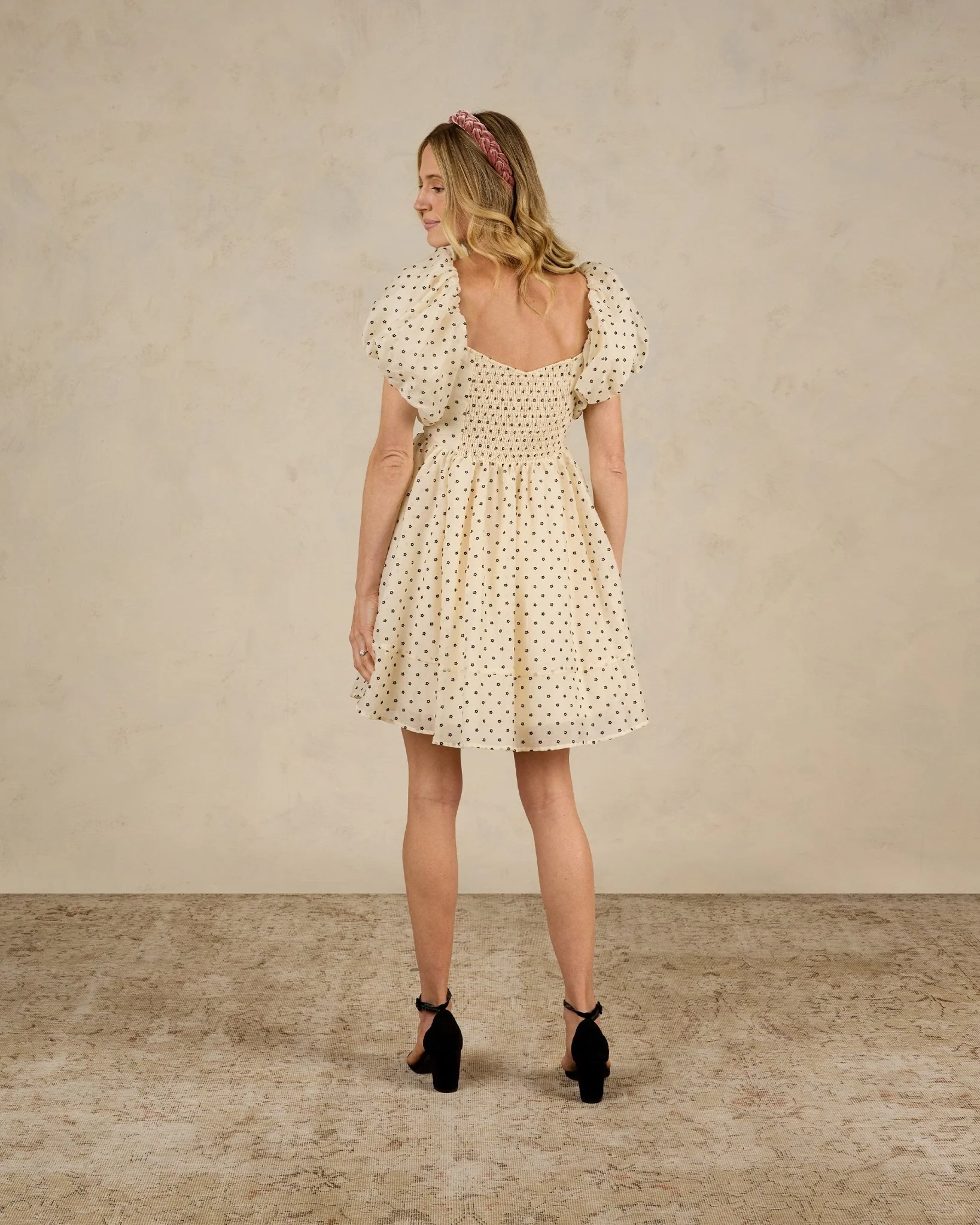 Isabella Dress | Flocked Daisy - Image 2