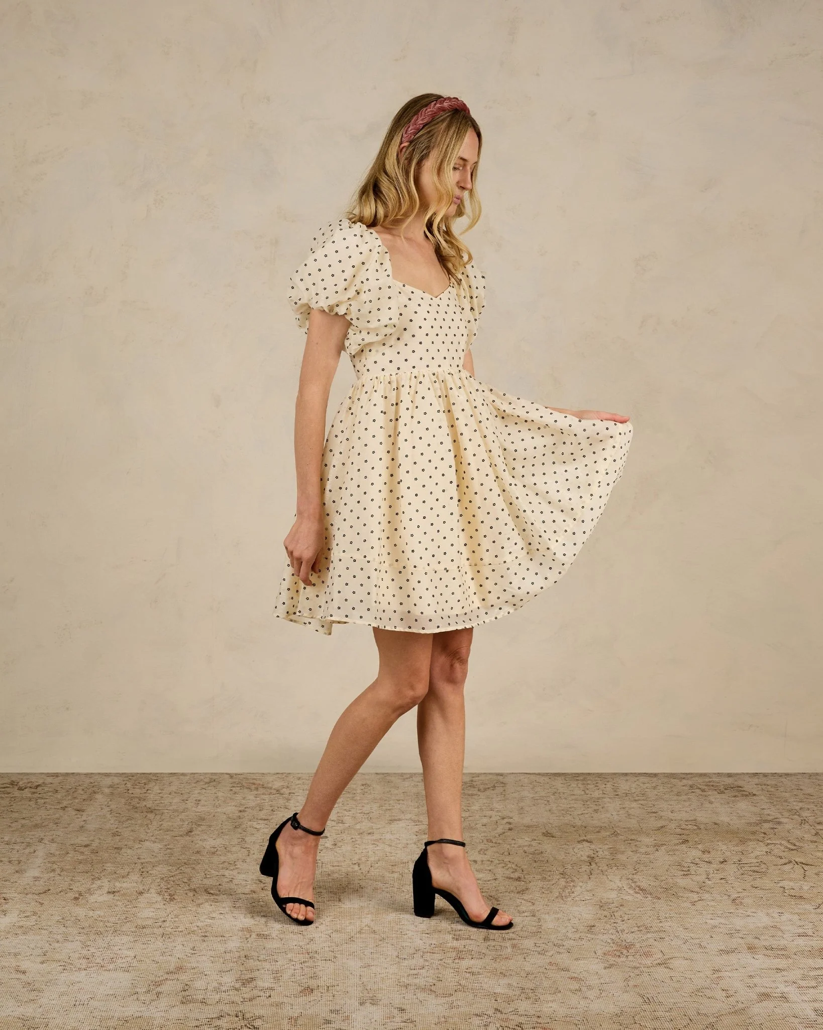 Isabella Dress | Flocked Daisy - Image 3