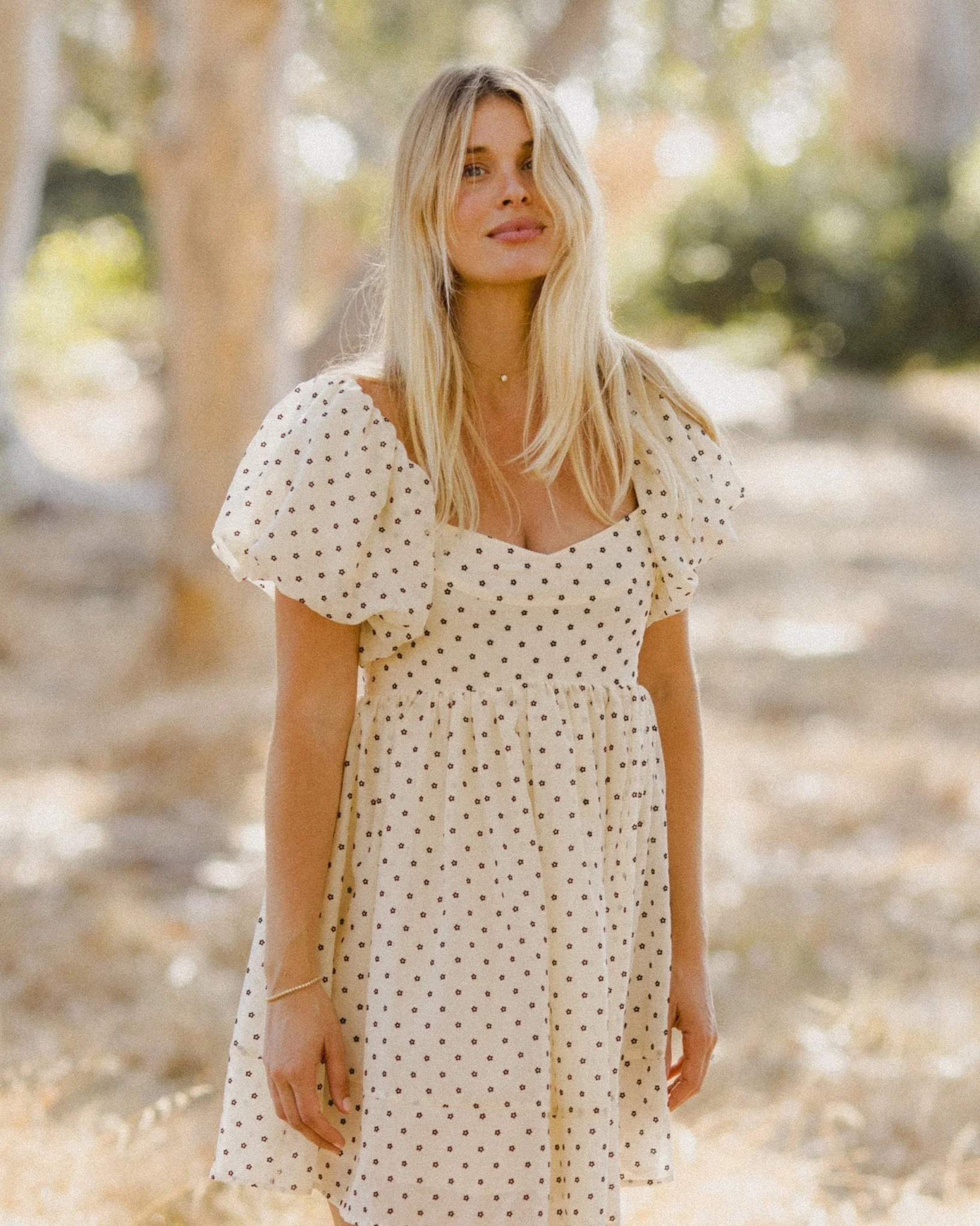 Isabella Dress | Flocked Daisy - Image 4