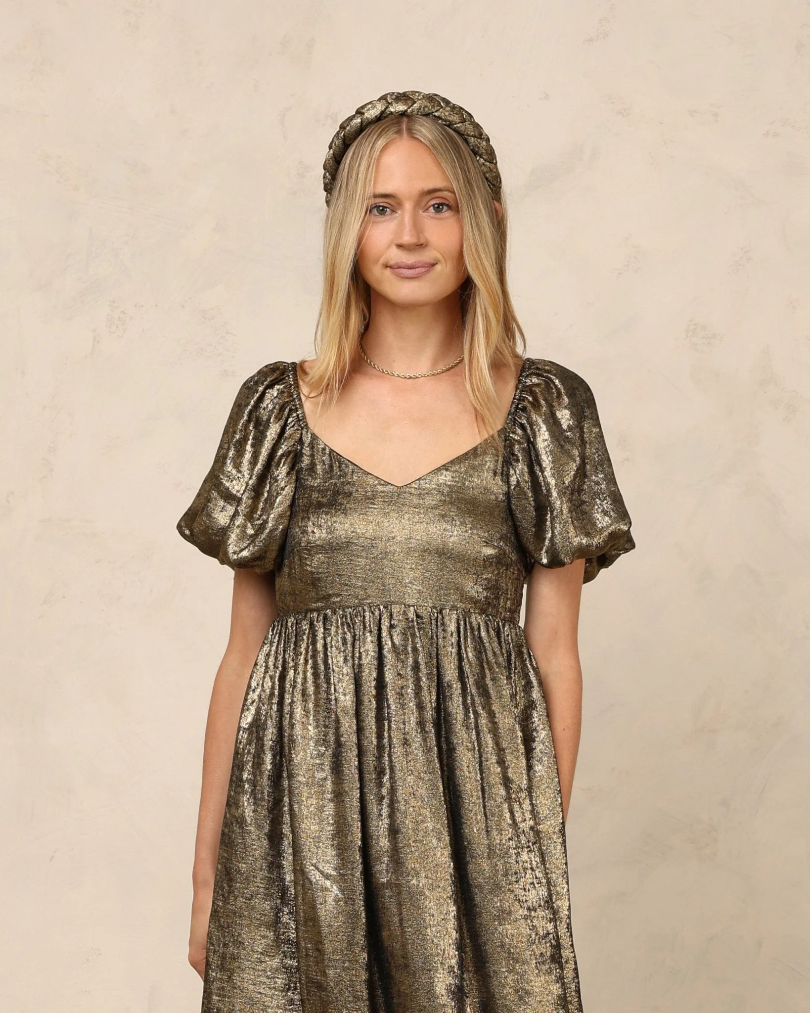 Isabella Dress | Gold - Image 3
