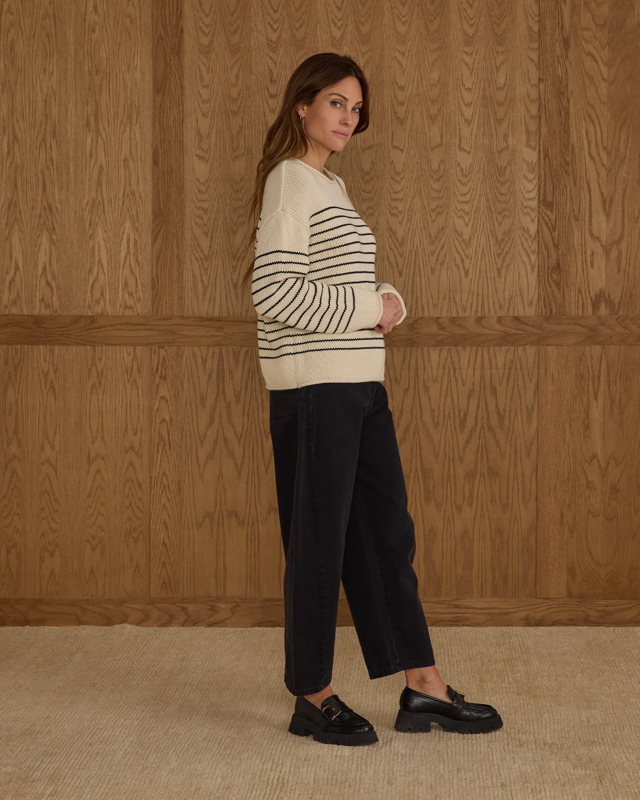 Jacques Sweater | Black Stripe - Image 4