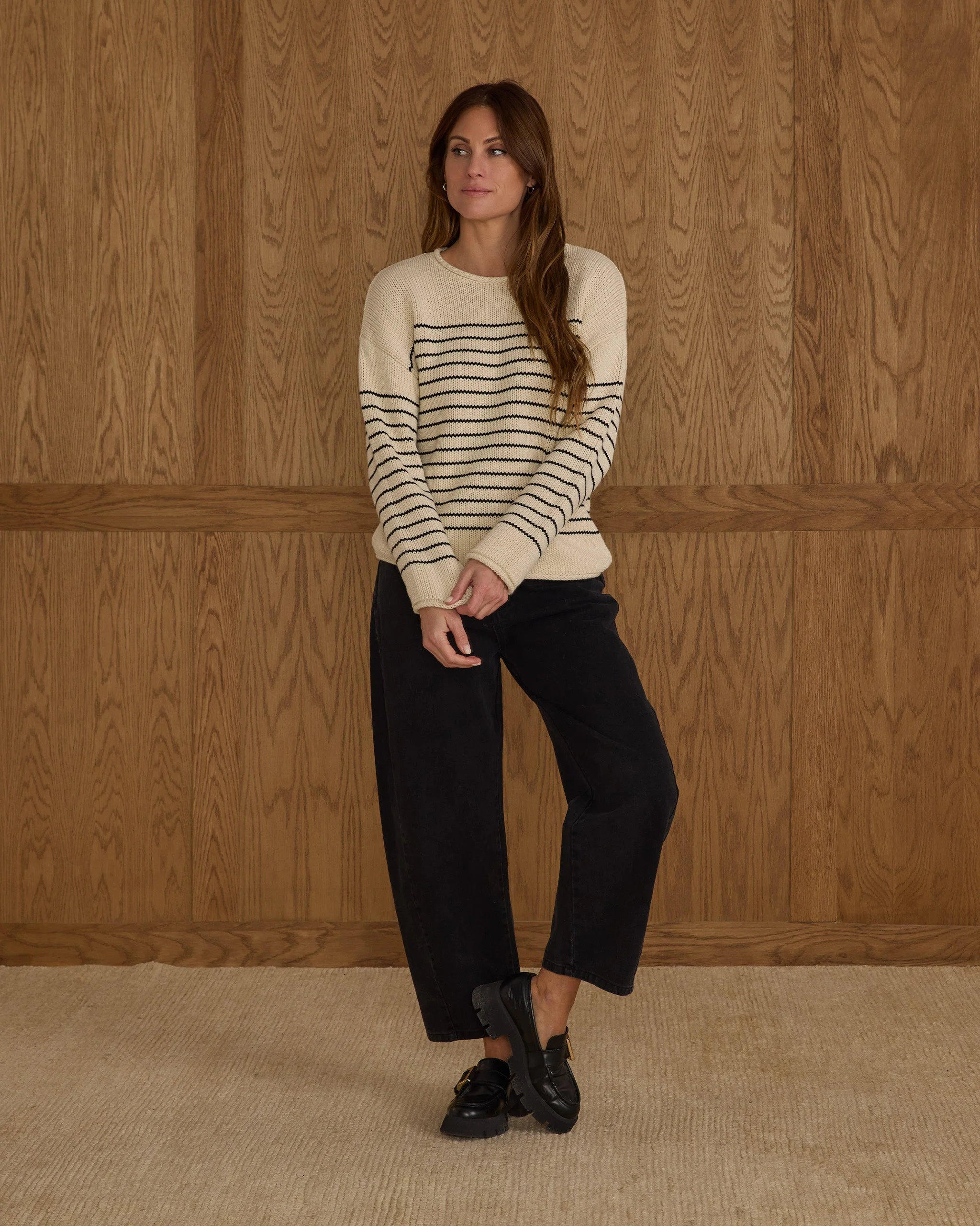 Jacques Sweater | Black Stripe - Image 7