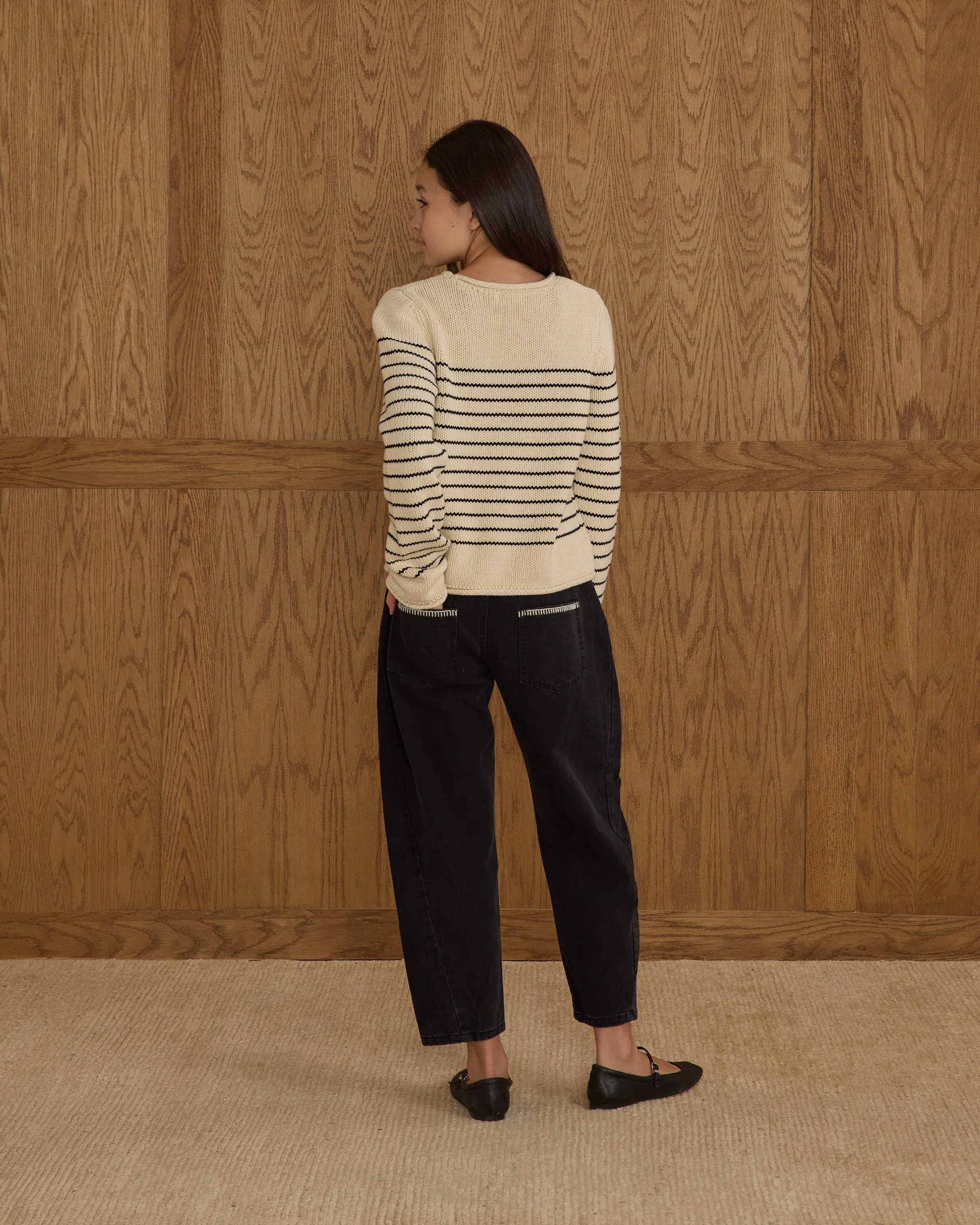 Jacques Sweater || Black Stripe - Image 2