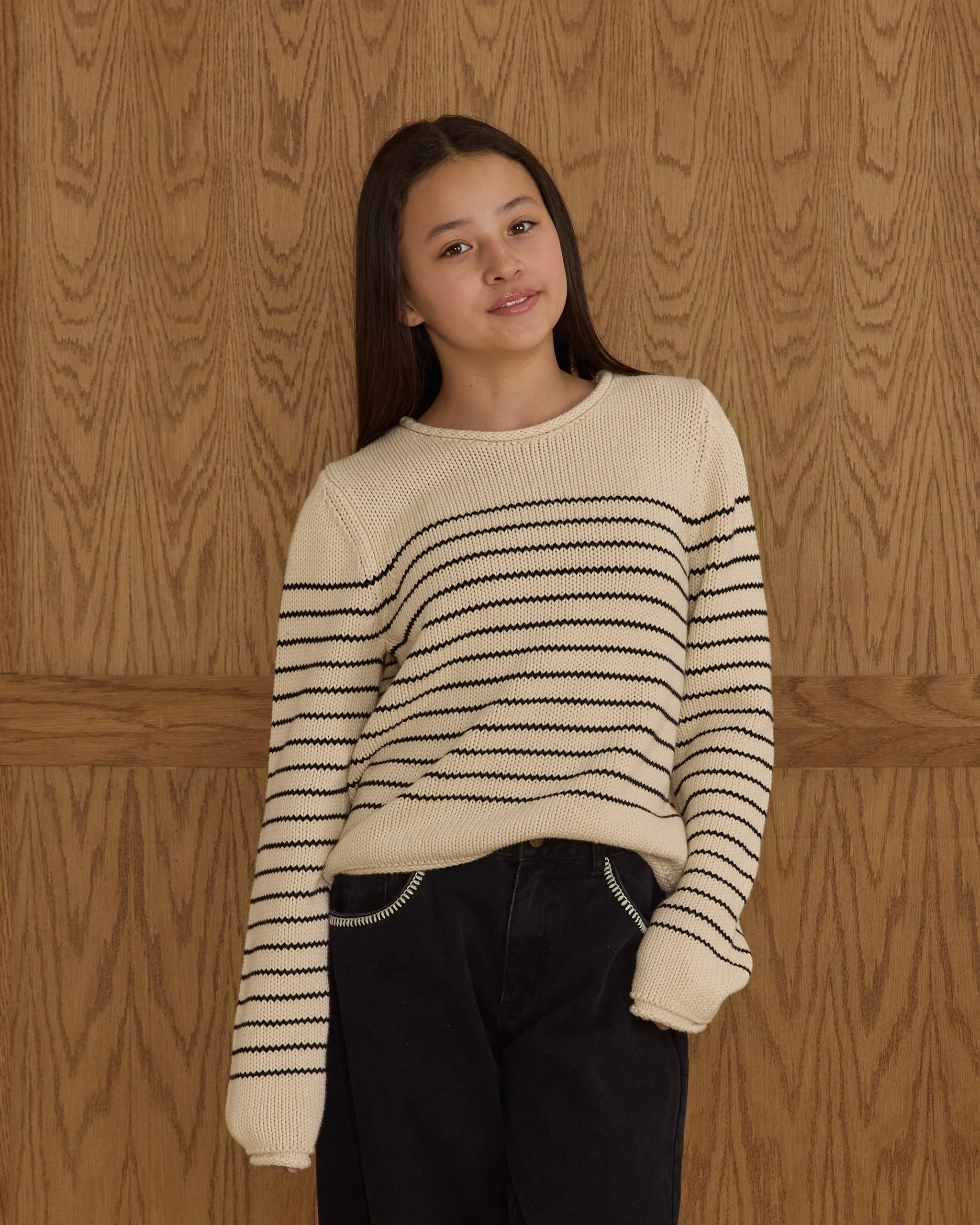 Jacques Sweater || Black Stripe - Image 3