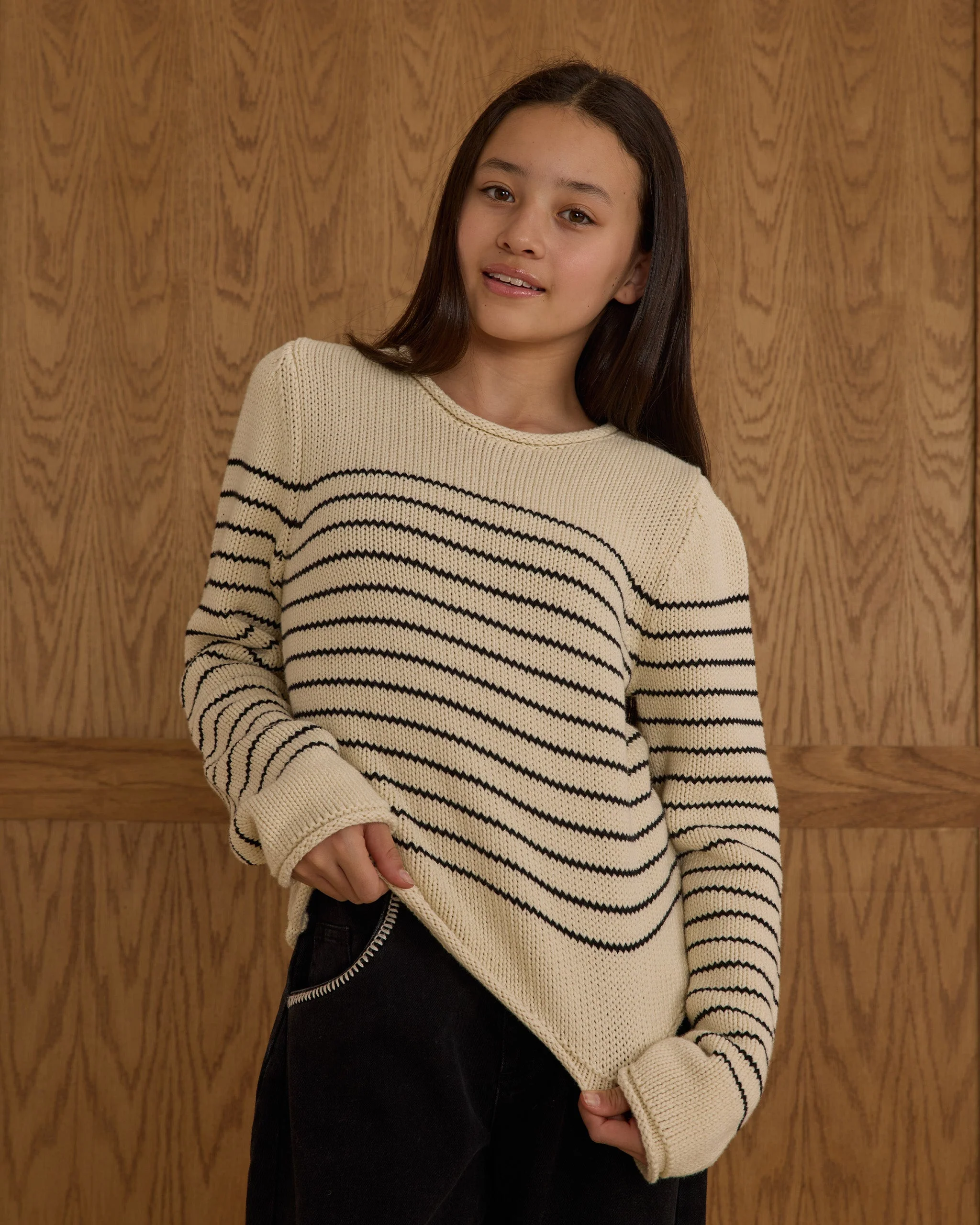 Jacques Sweater || Black Stripe - Image 5