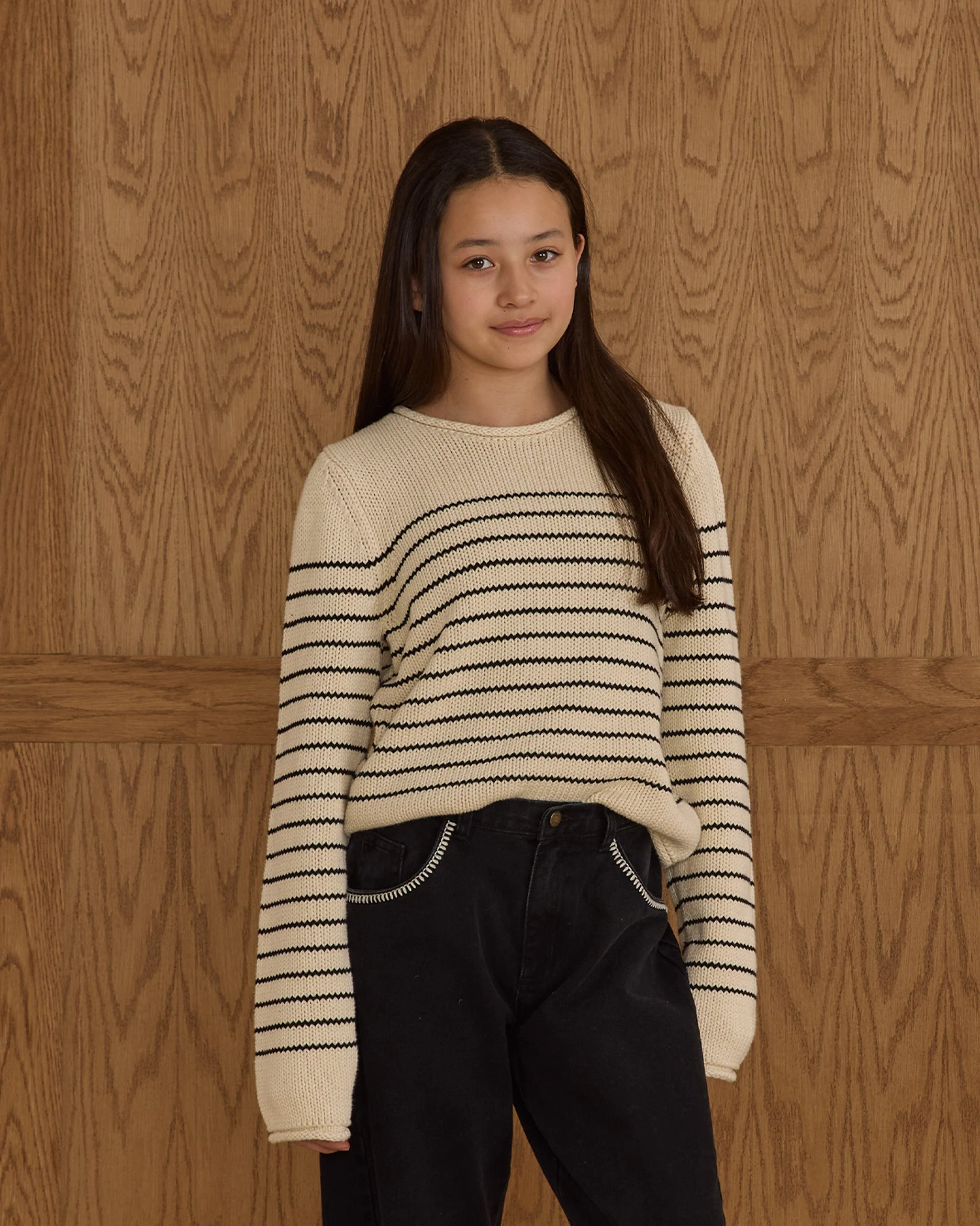 Jacques Sweater || Black Stripe - Image 8