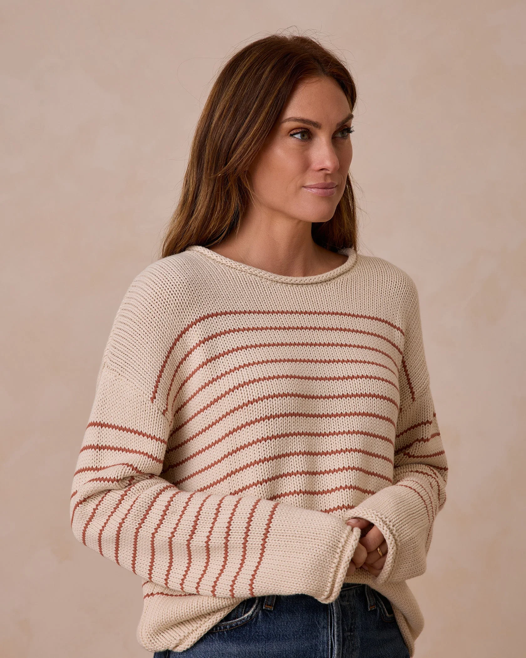 Jacques Sweater | Poppy Stripe - Image 4