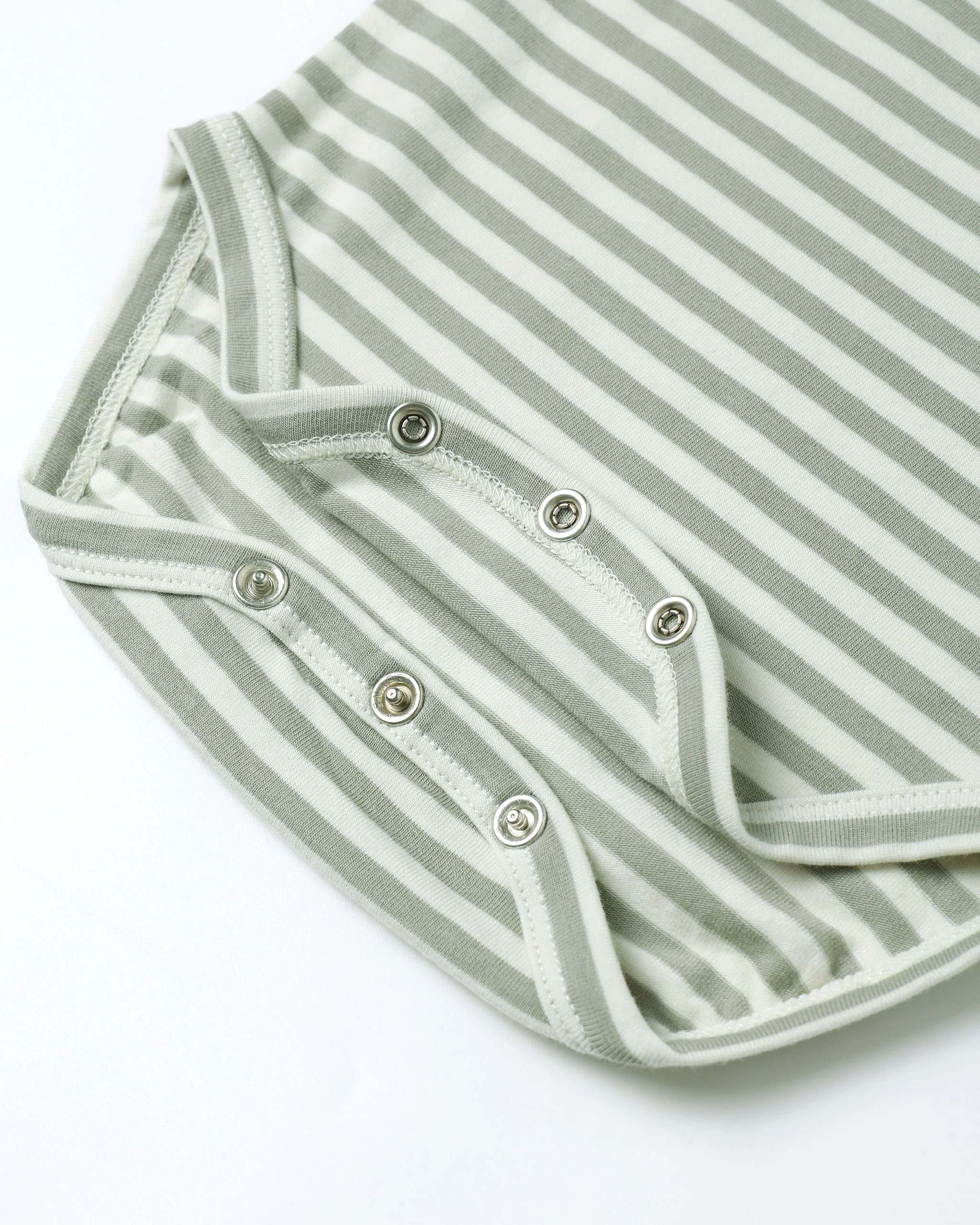 Jersey Bodysuit, 2 Pack || Fox Land, Fern Stripe - Image 4