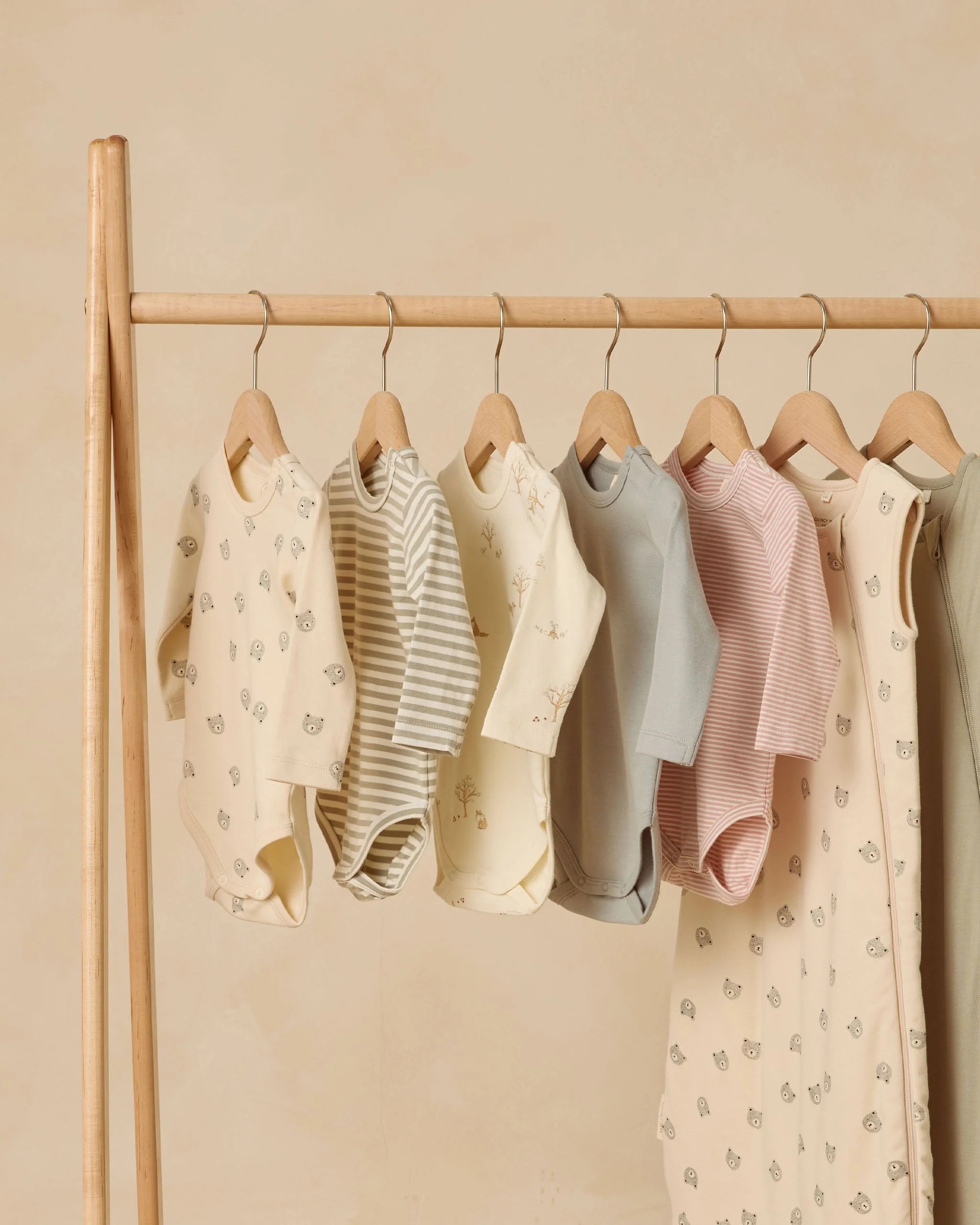 Jersey Bodysuit, 2 Pack || Fox Land, Fern Stripe - Image 6