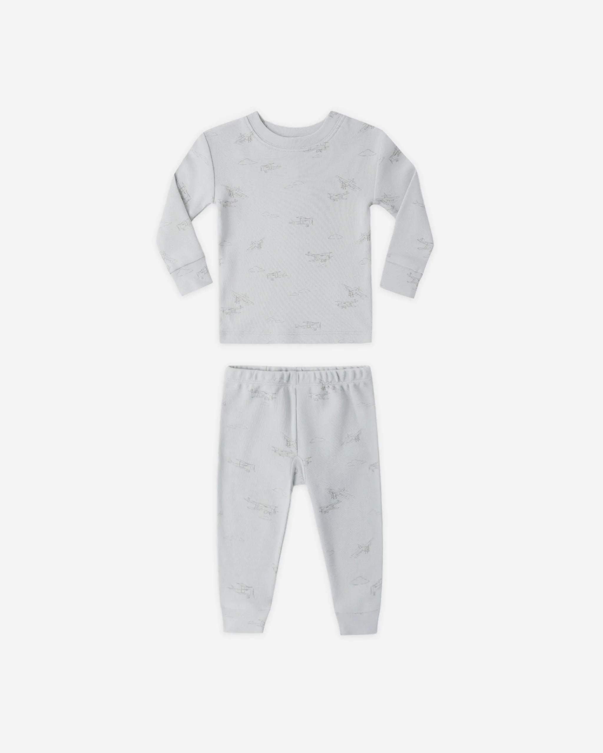 Jersey Pajama Set Airplane