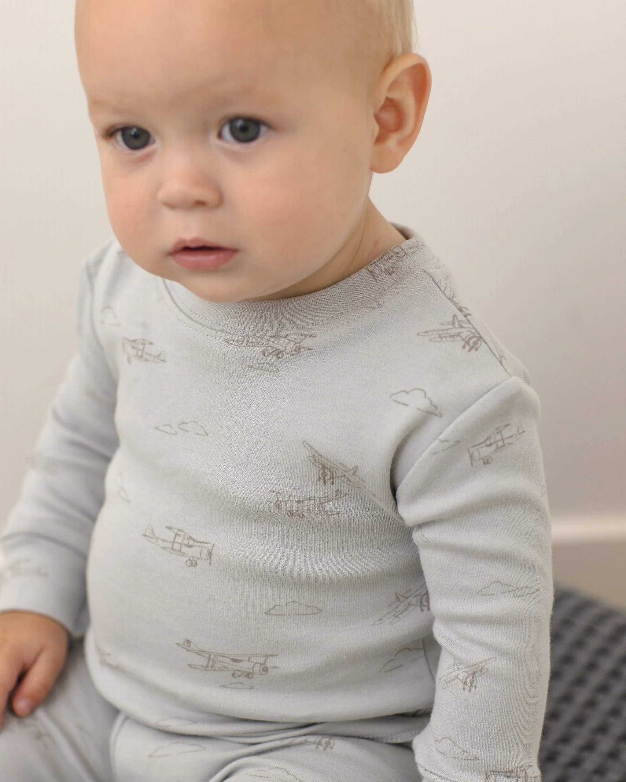 Jersey Pajama Set Airplane - Image 3