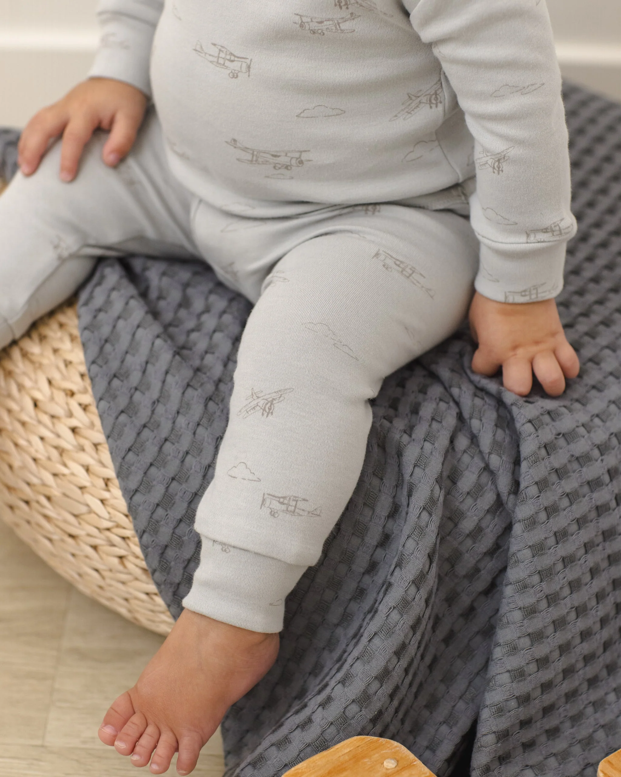 Jersey Pajama Set Airplane - Image 4