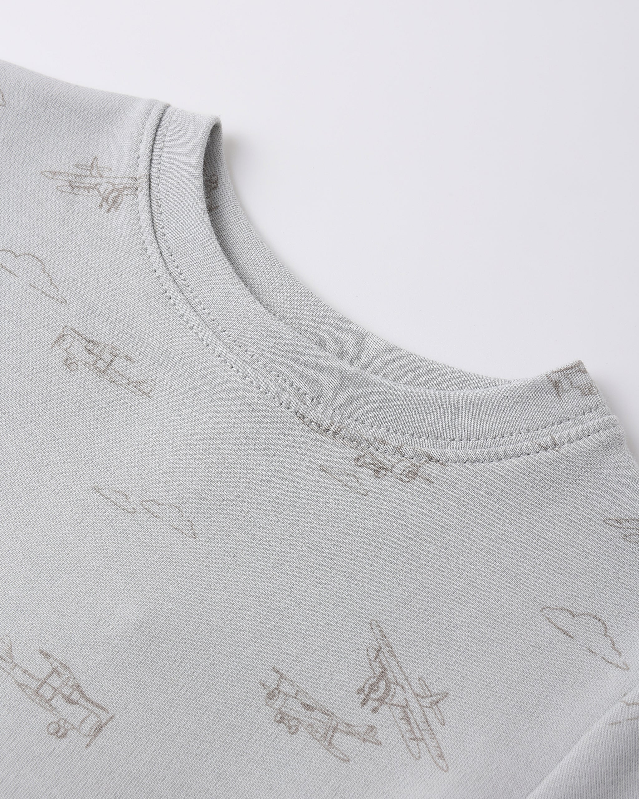 Jersey Pajama Set Airplane - Image 7