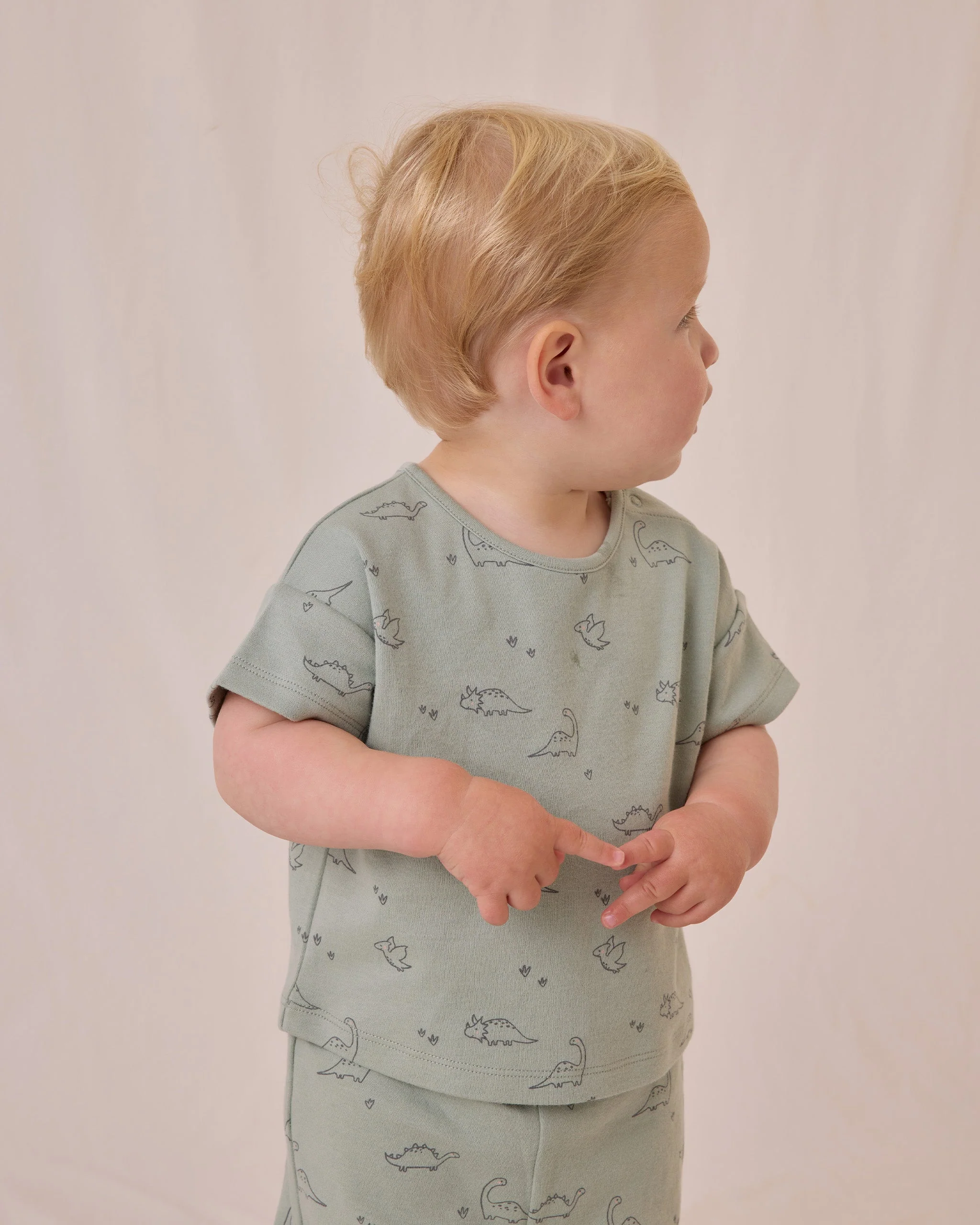 -Jersey Tee + Pant Set || Dino- - Image 4