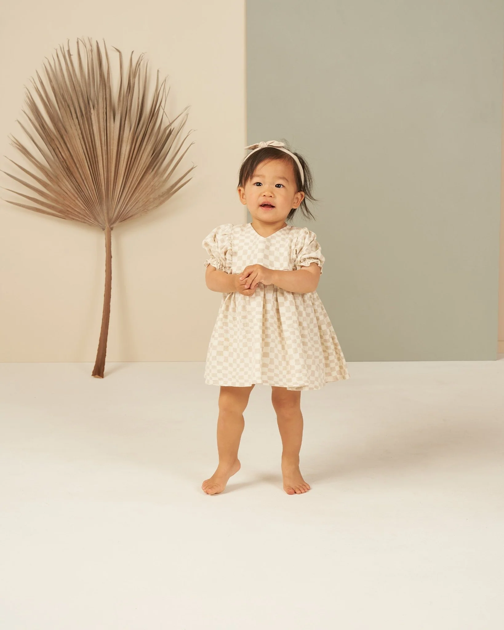 Jolene Dress || Dove Check - Image 11