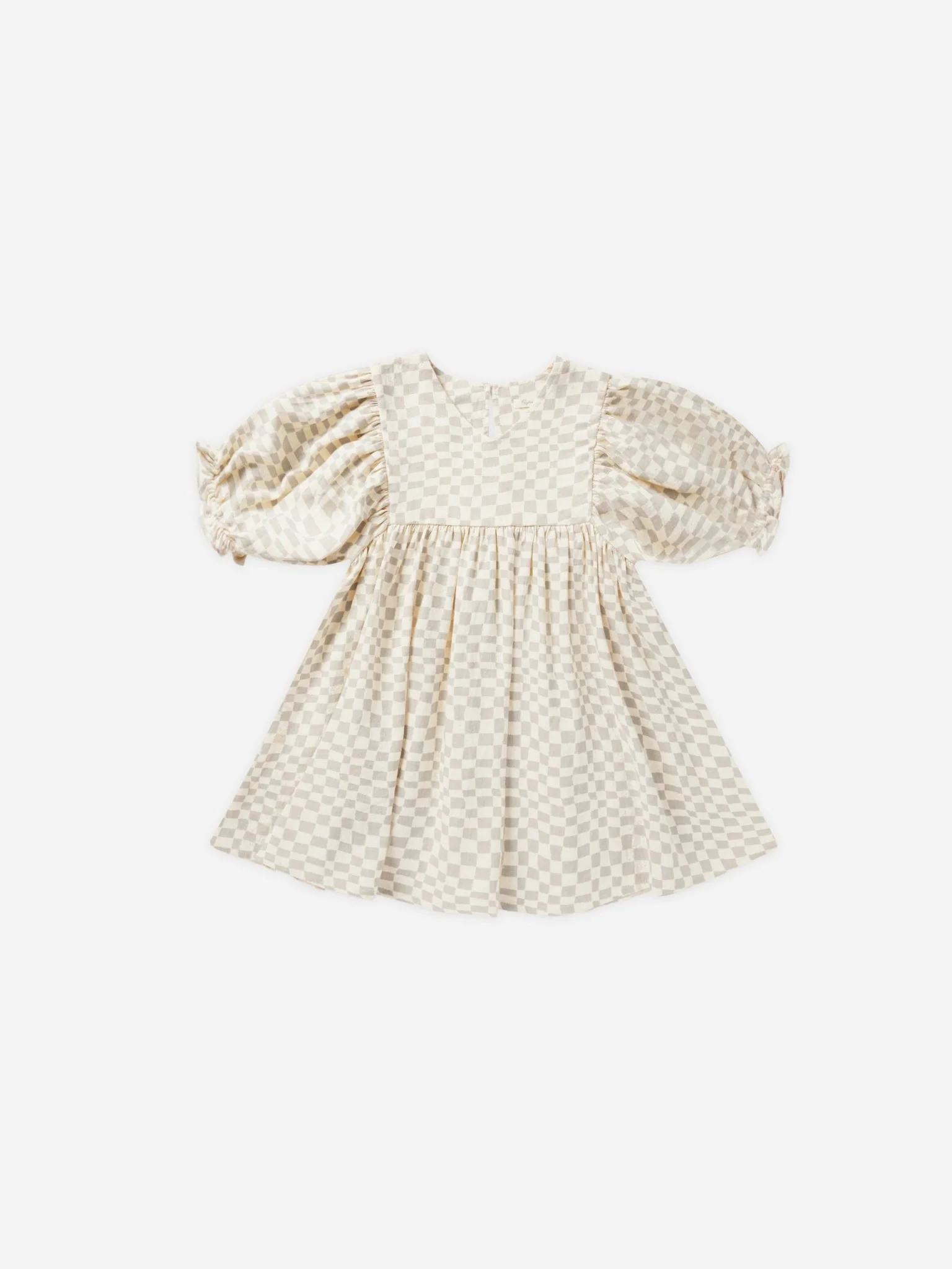 Jolene Dress || Dove Check - Image 7