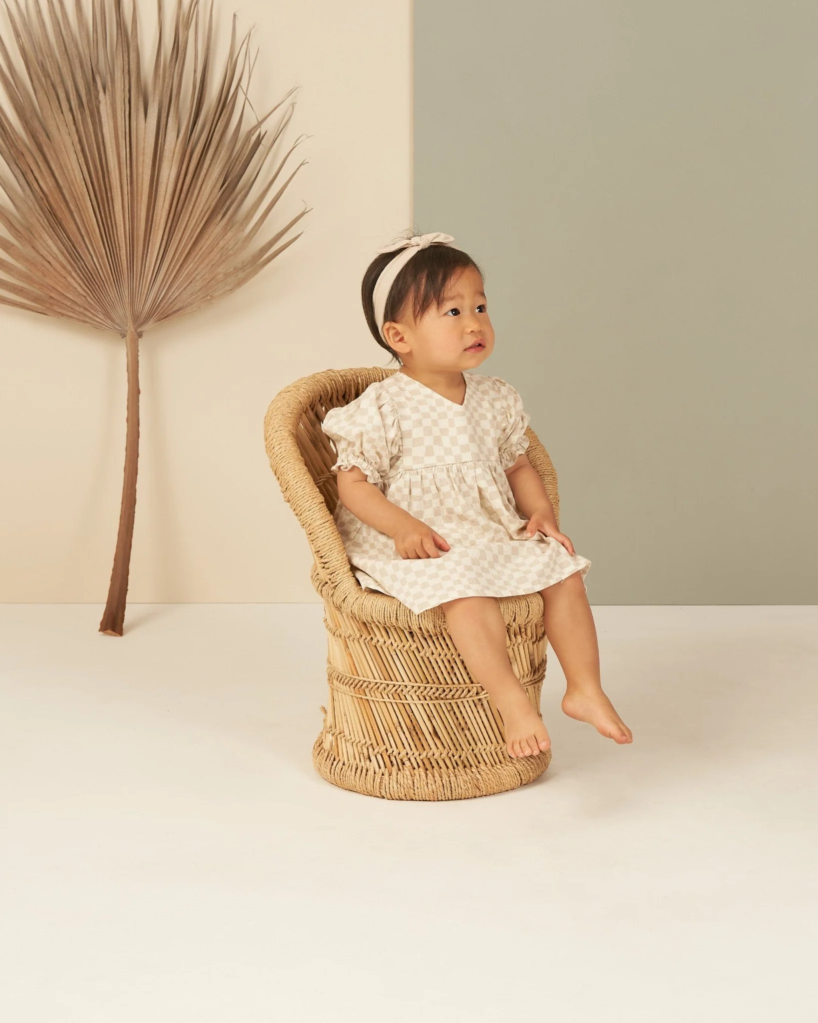 Jolene Dress || Dove Check - Image 9