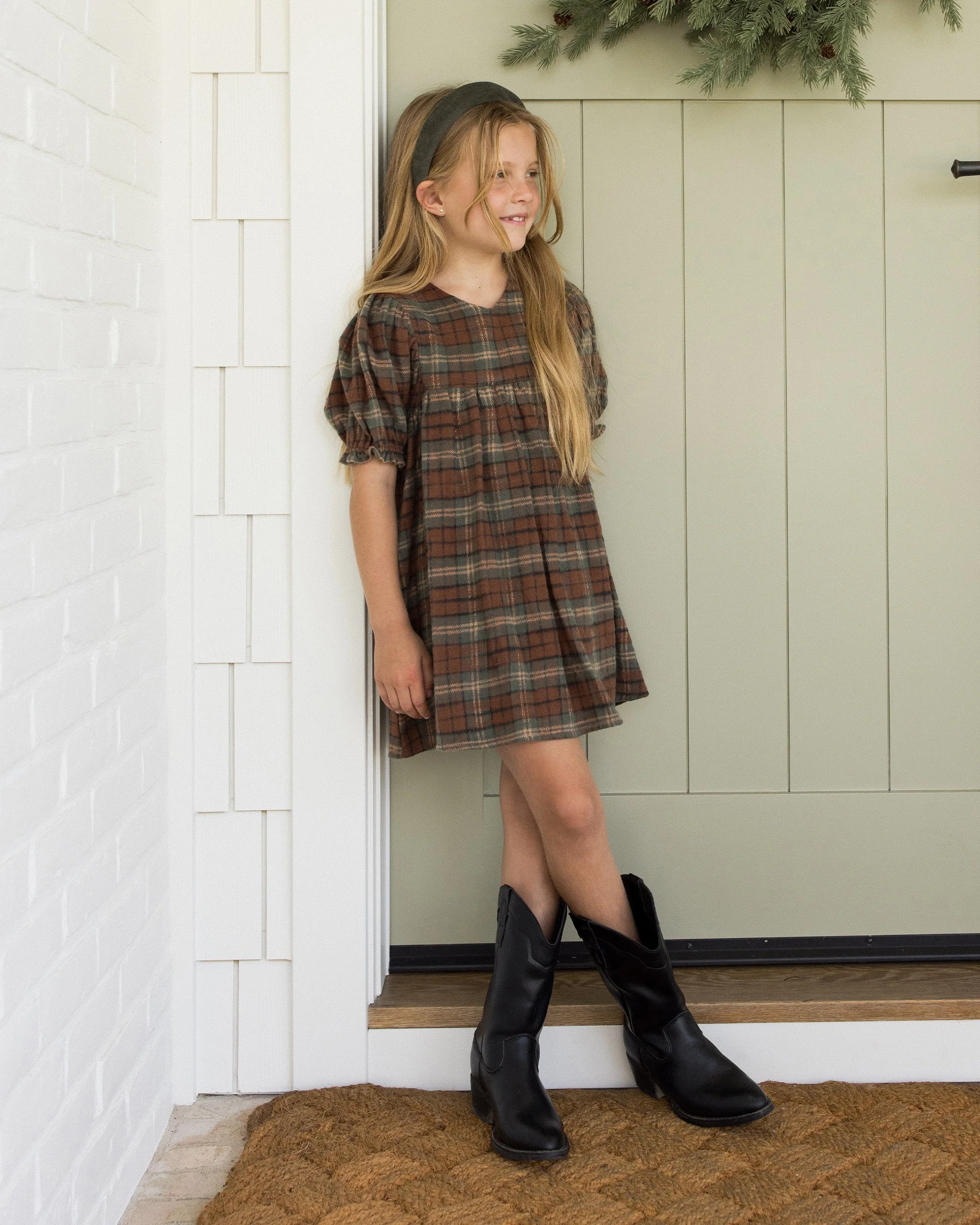 Jolene Dress || Holiday Plaid - Image 5