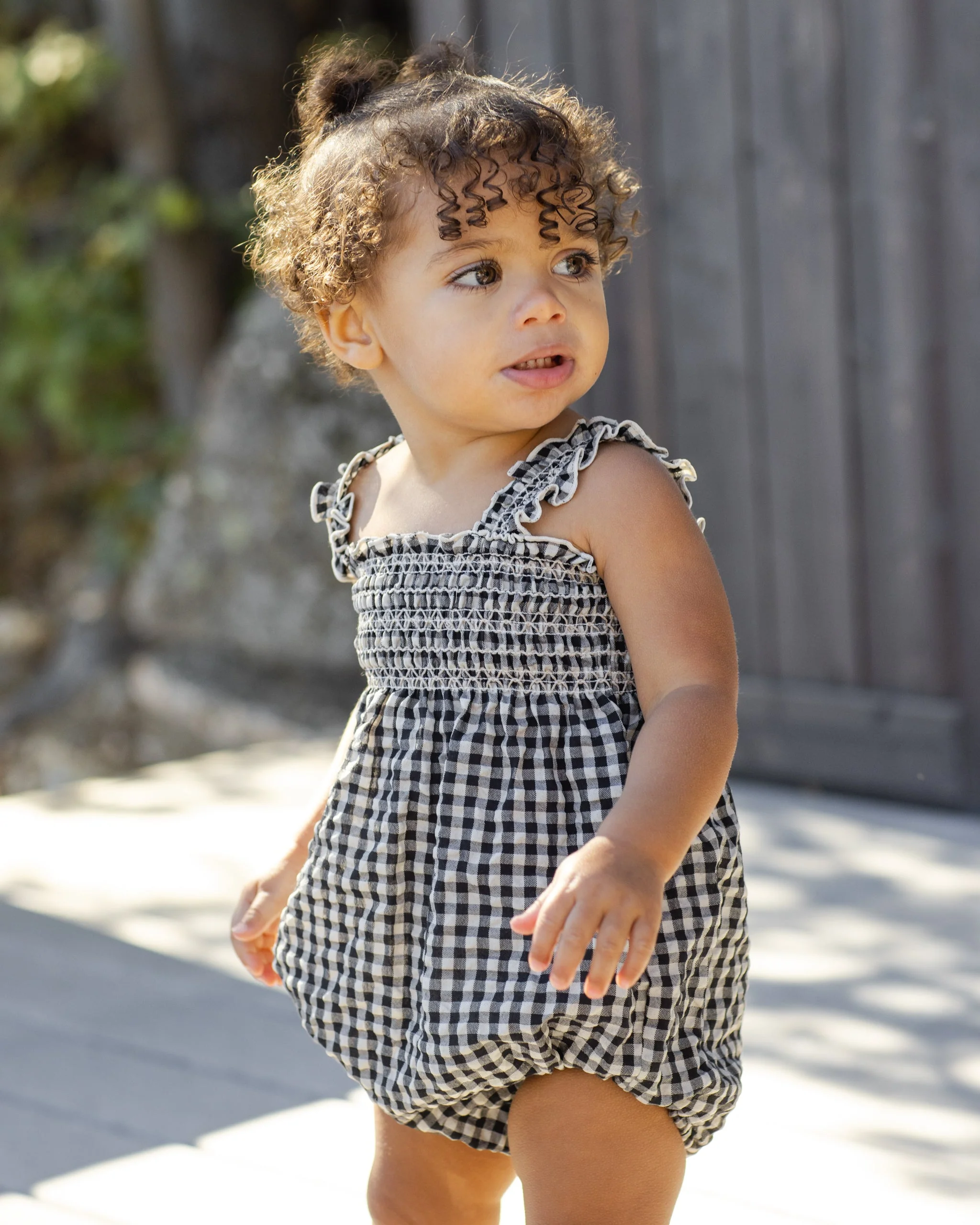 Julia Romper Black Check - Image 3