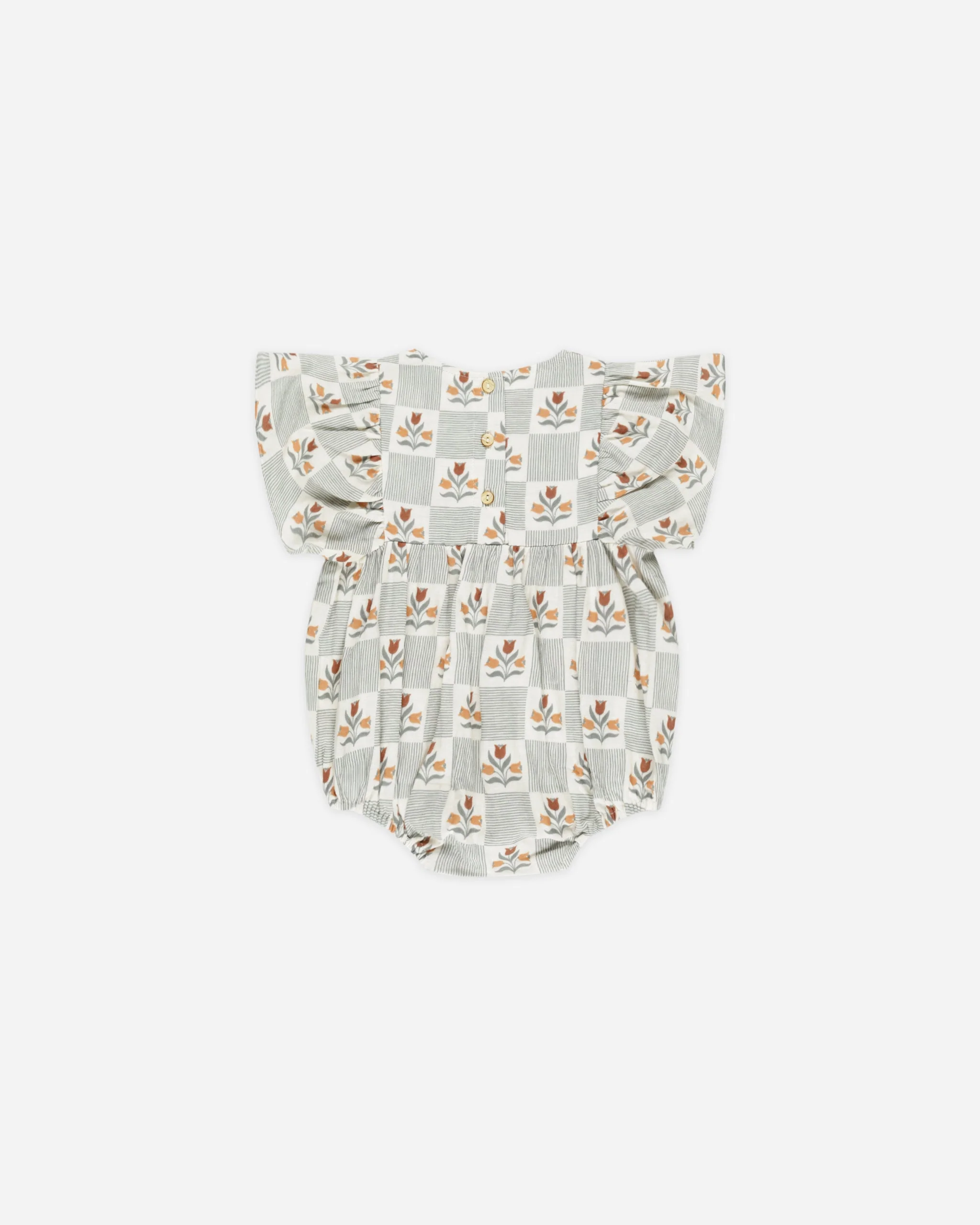 Kalea Romper || Garden Grid - Image 2