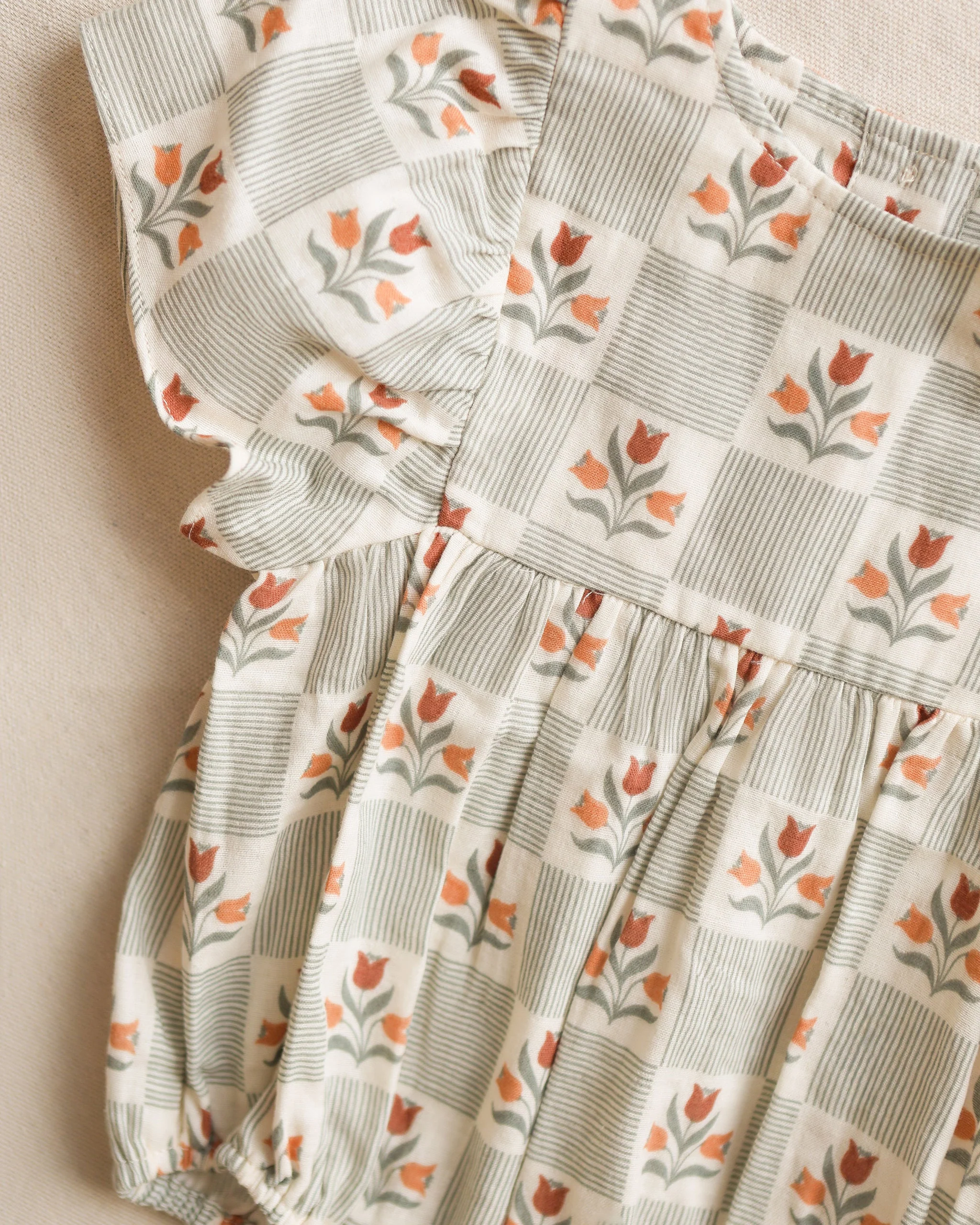 Kalea Romper || Garden Grid - Image 3