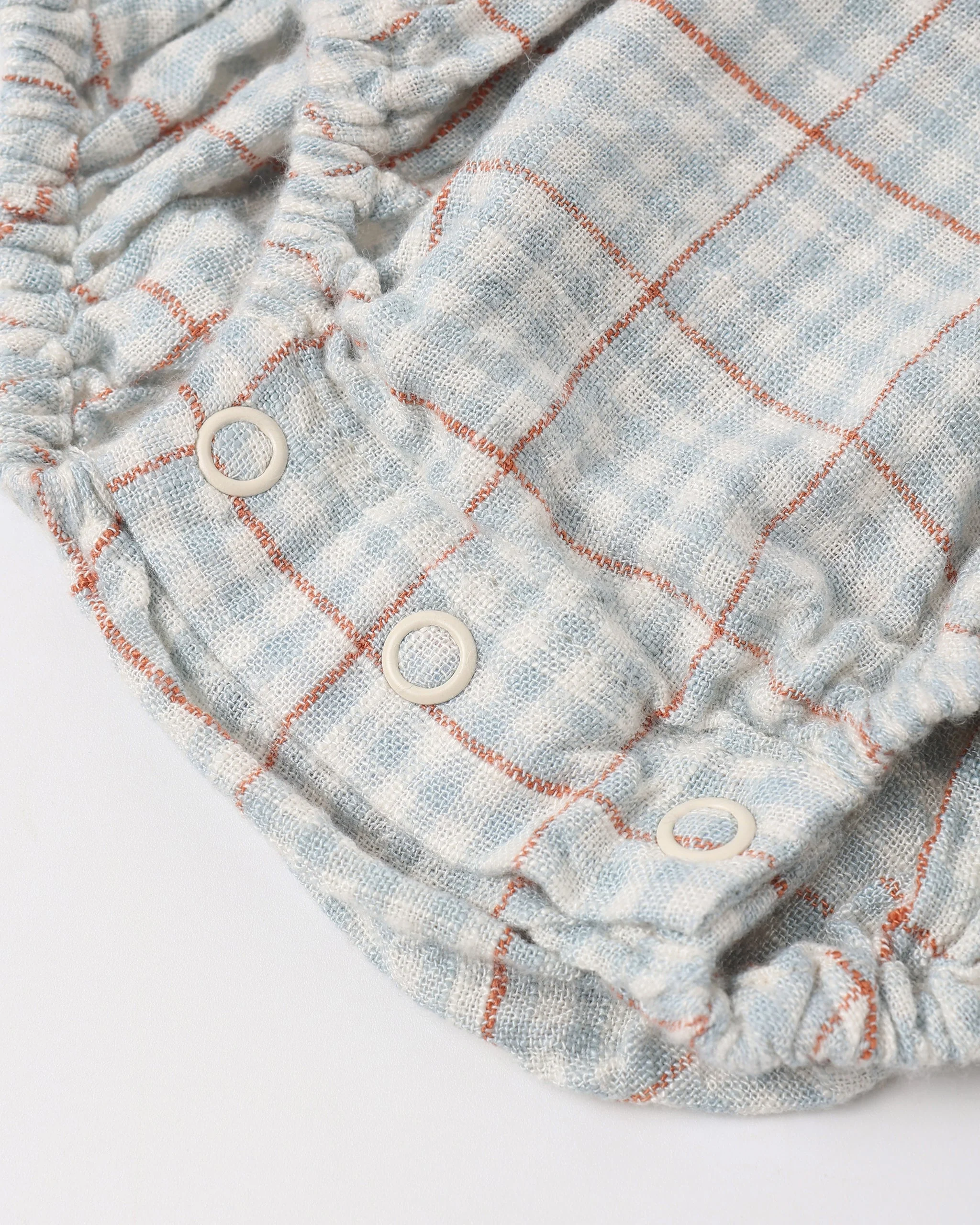 Kalea Romper Light Blue Plaid - Image 8